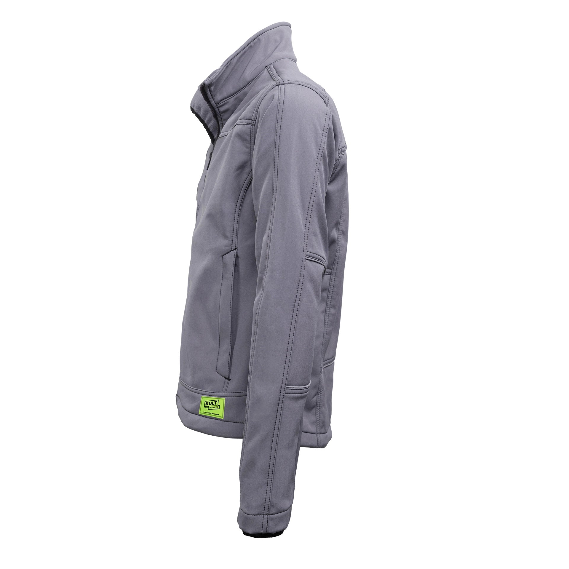 TMG Kult Worker Softshell jacket light grey - KW-220055_Softshelljacke_mittelgrau_seite_1920x1920