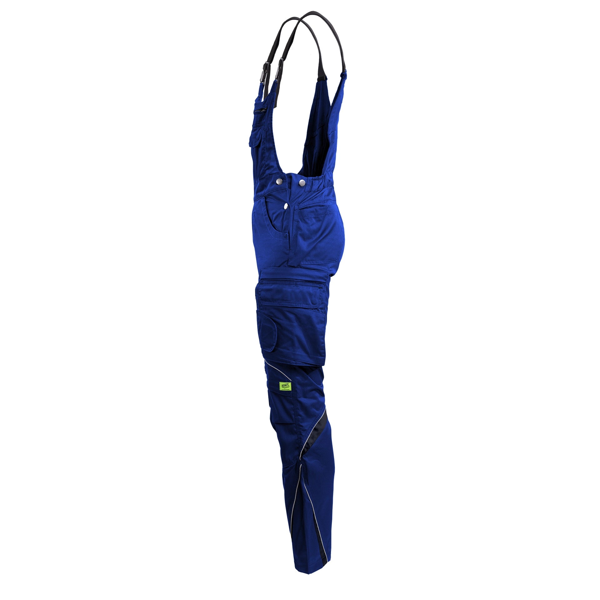 TMG Kult Worker Work dungarees blue - KW-420020_Latzhose_royalblau_seite_1920x1920