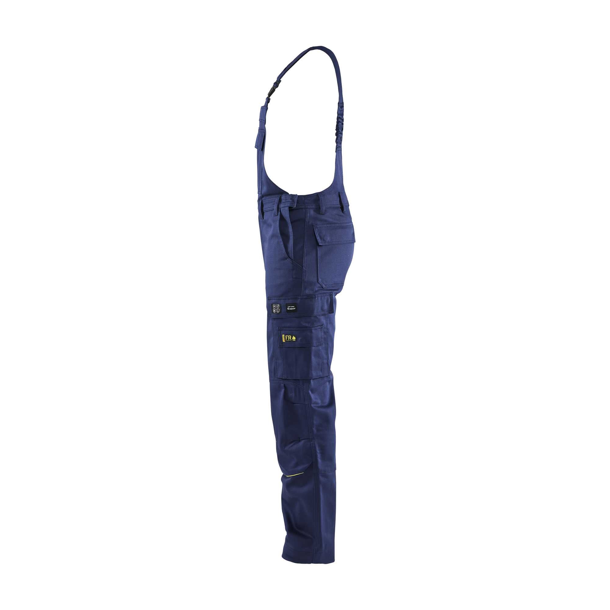 BLAKLADER 26011501 Welding Bib Trousers Hi Vis Reflective Work Bib Trousers Men - antistatic