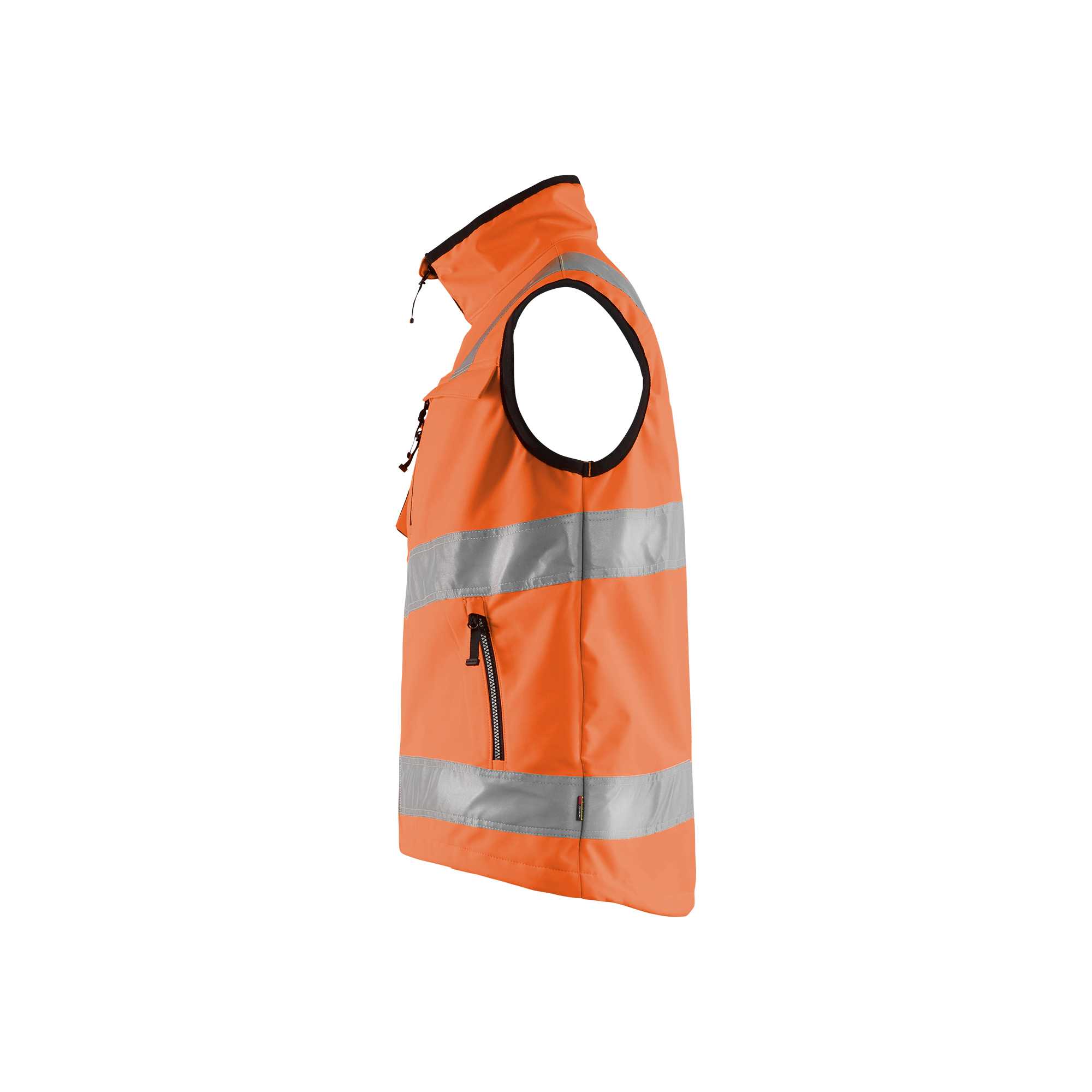 BLAKLADER 30492517 HI VIS SOFTSHELL VEST Hi Vis Reflective Work Softshell Vest MEN - Waterproof