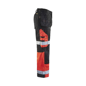 BLAKLADER 15081860 High Vis broek X1500 High Vis Reflecterende Werkbroek Heren - Twillstof