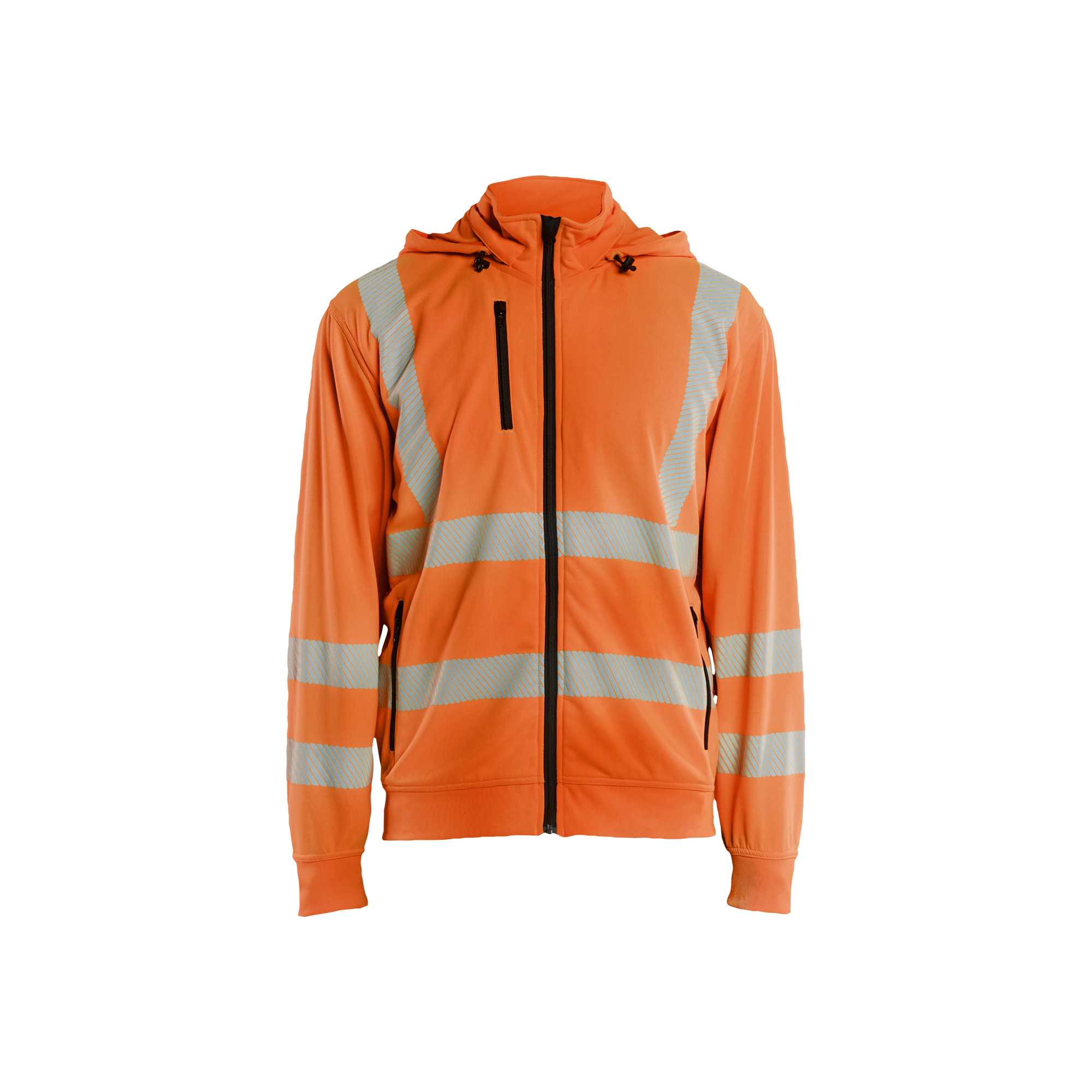BLAKLADER 35732538 Hi Vis Reflective Hoodie Work Sweatshirt MEN - Detachable Hood