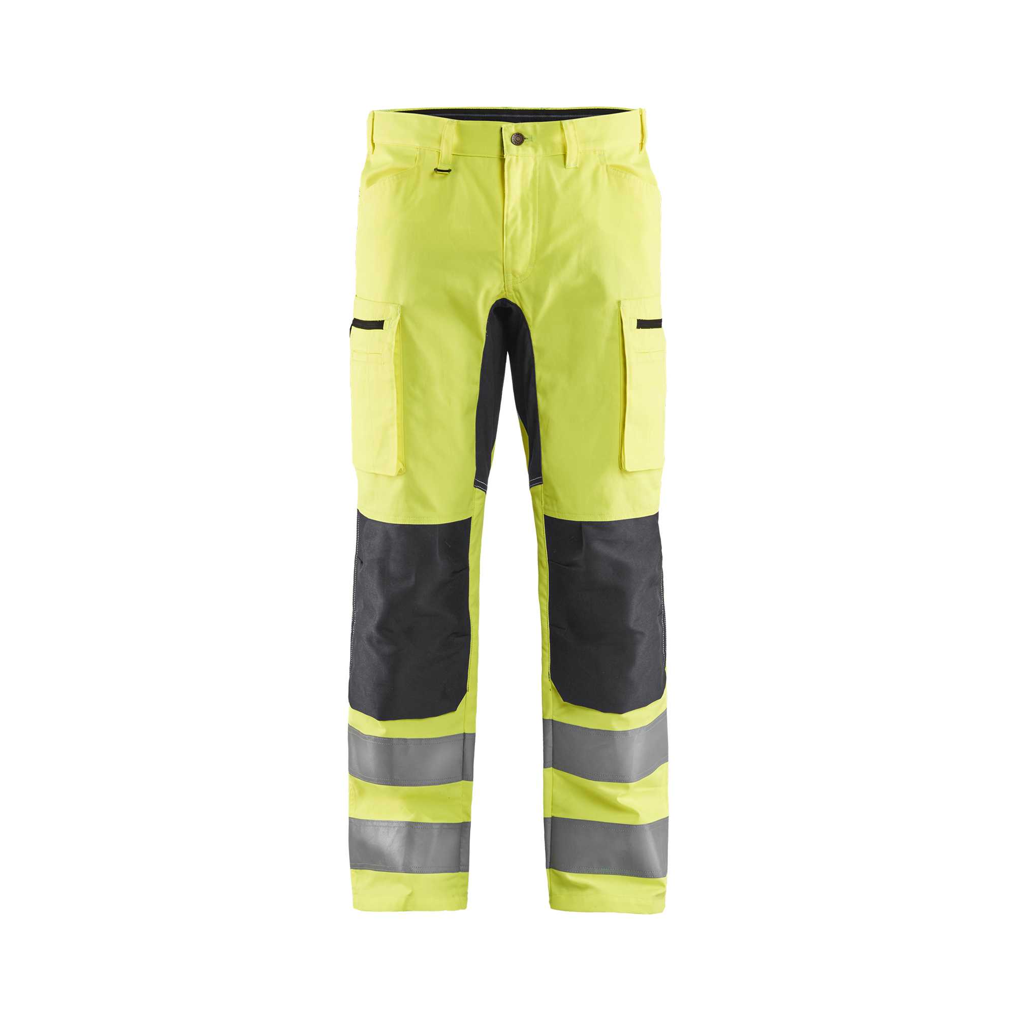 BLAKLADER 15851811 | Hi Vis-broek met stretch Hi Vis Reflecterende Werkbroek Heren - Klasse 2 Gecertificeerd