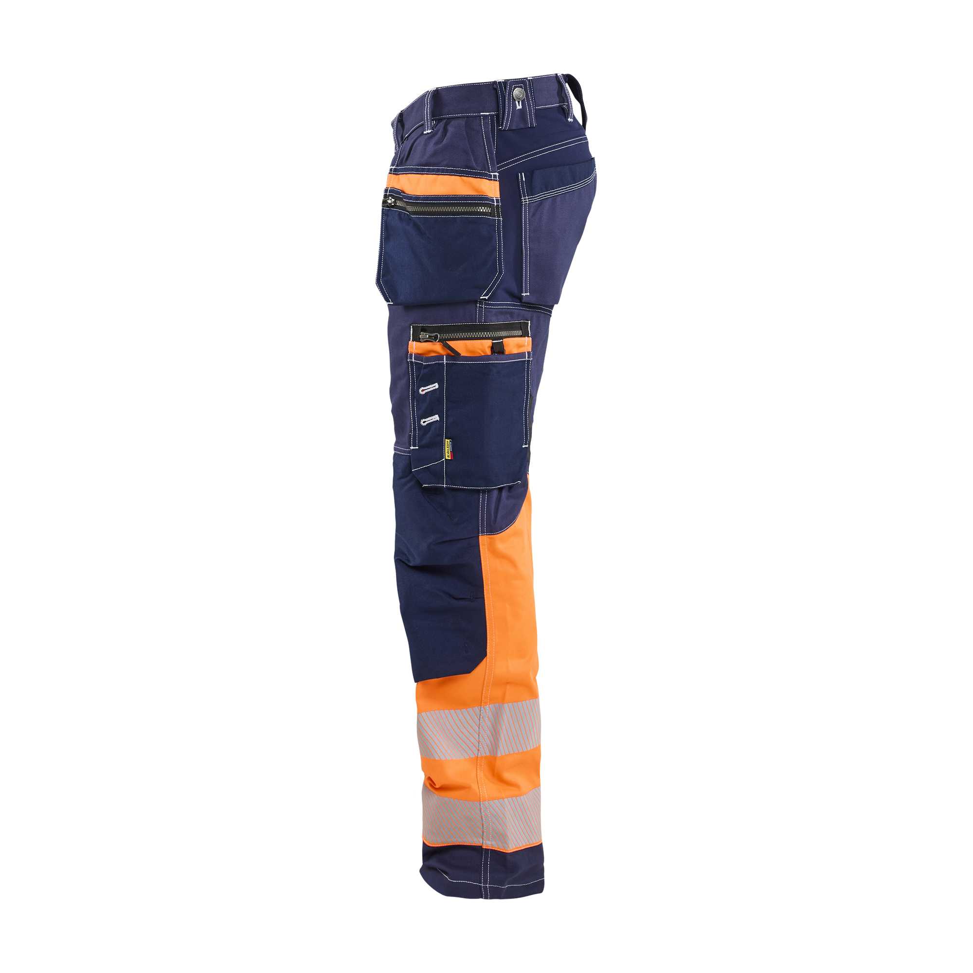 BLAKLADER 17941370 Hi Vis Reflective Work Trousers Men - 100% Cotton