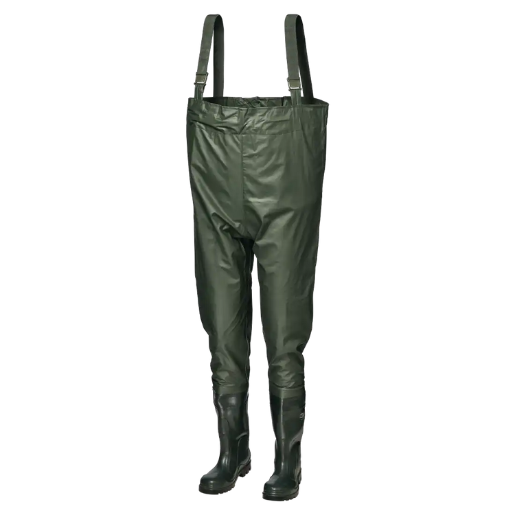 SAFETY WAIDERS Sicherheitswathose – Stahlkappe – durchtrittsichere Zwischensohle – rutschfeste Laufsohle