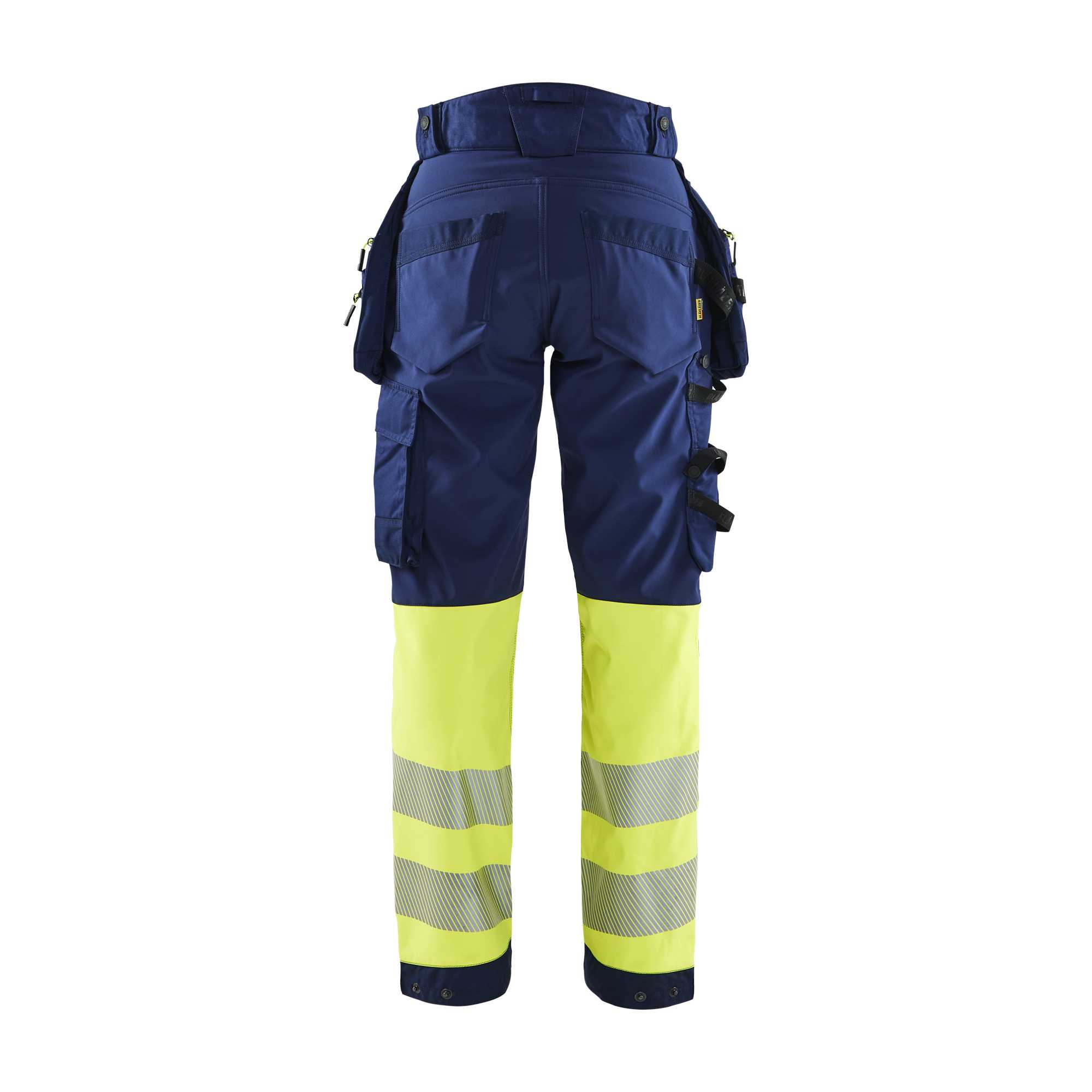 BLAKLADER 71142513 | Damen Hi Vis Softshellhose Hi Vis Reflektierende Arbeitshose Damen - Wasserdicht