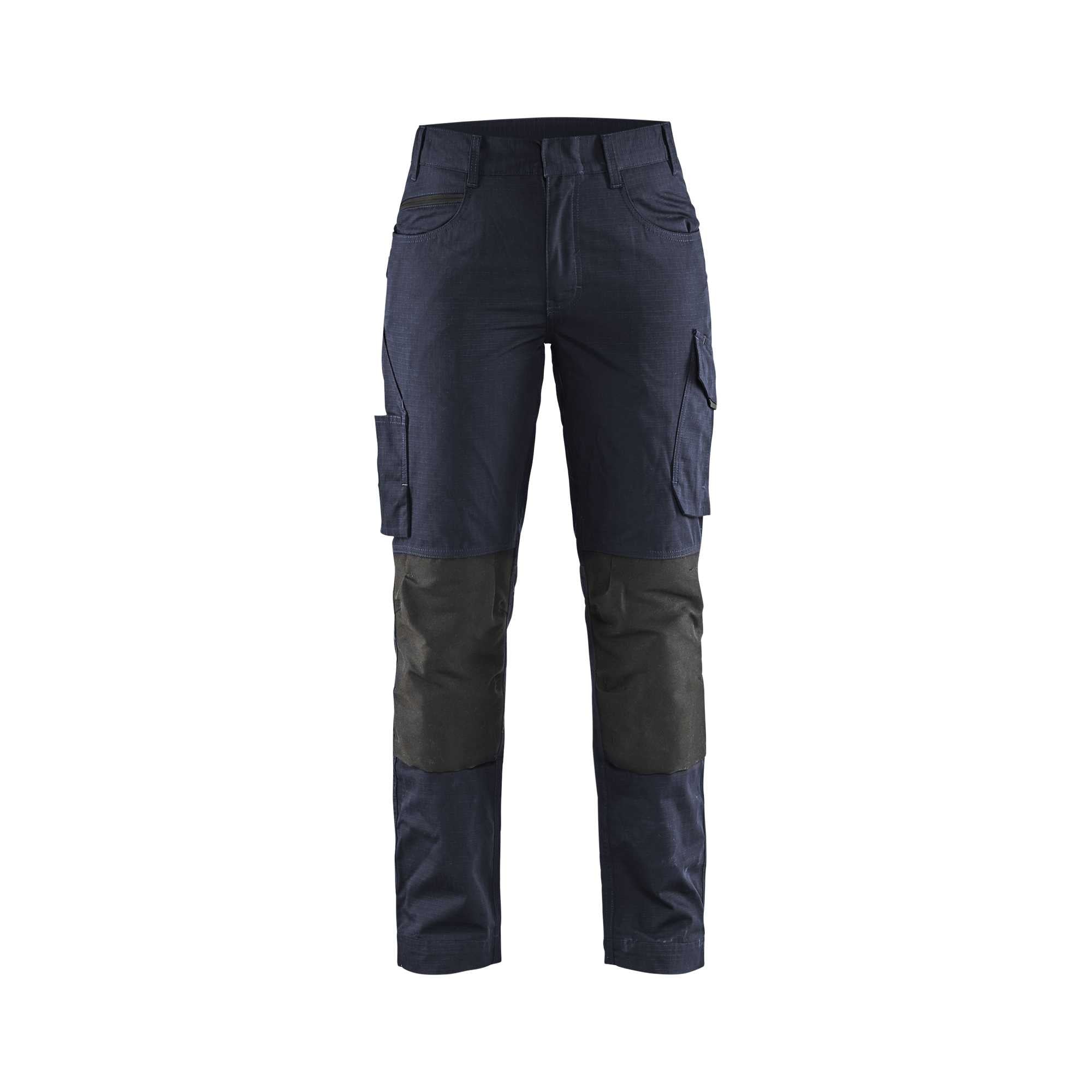 BLAKLADER 71951330 | Dames servicetrousers met stretch Hi Vis Reflecterende Werkbroek Dames - Ripstopstof
