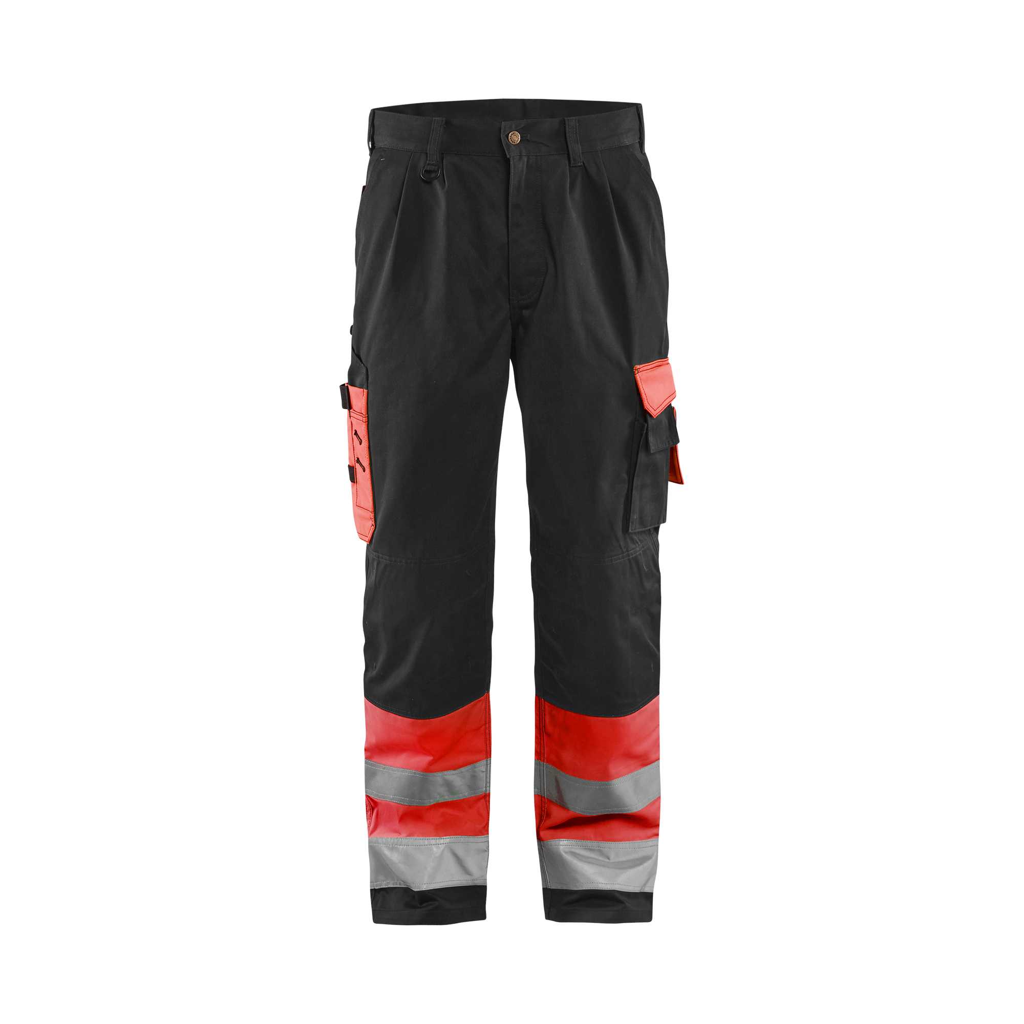 BLAKLADER 15841860 | Warnschutz-Hose Warnschutz-Reflektierende Arbeitshose Herren - Twill-Gewebe