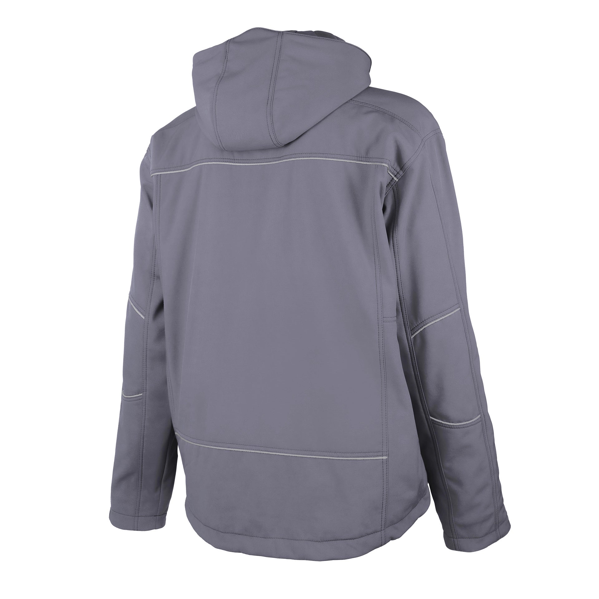 TMG Kult Worker Softshell winter jacket light grey - KW-230055_Winterjacke_mittelgrau_halbhinten_1920x1920