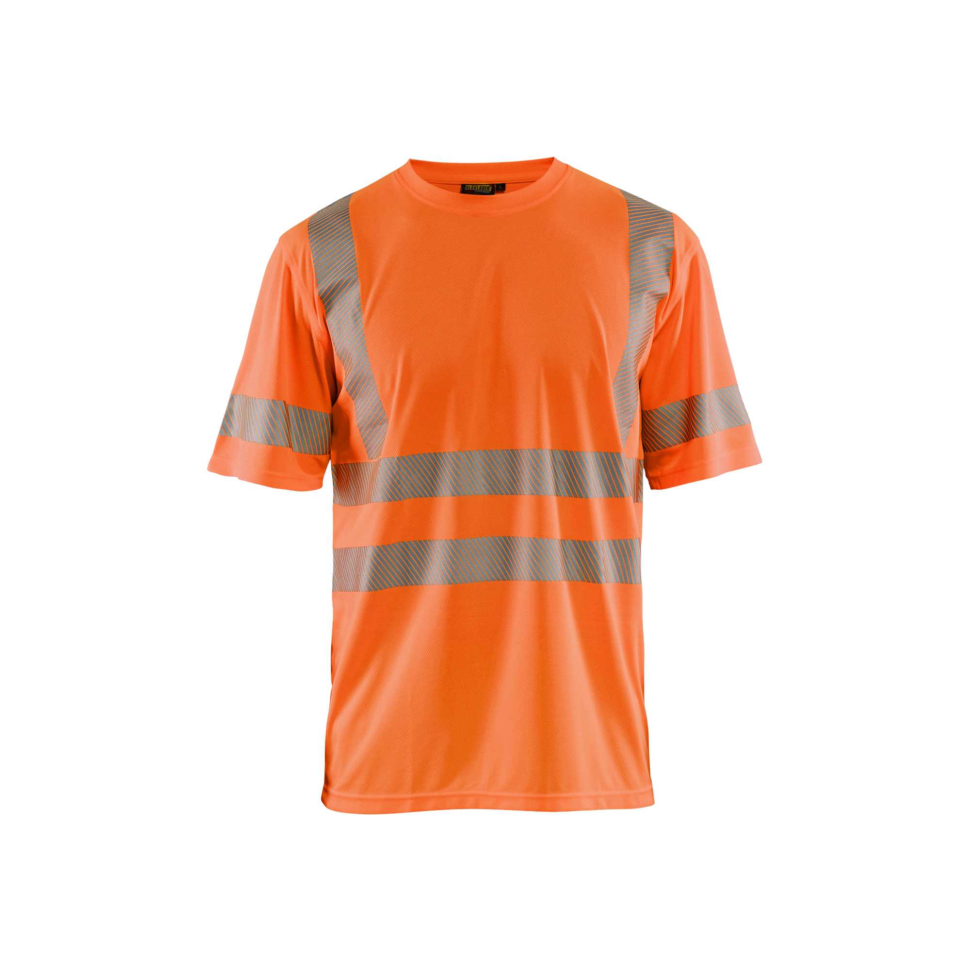BLAKLADER 34201013 HI VIS UV PROTECTED T SHIRT Hi Vis Reflective Short Sleeve Work T-Shirt MEN - 100% Polyester