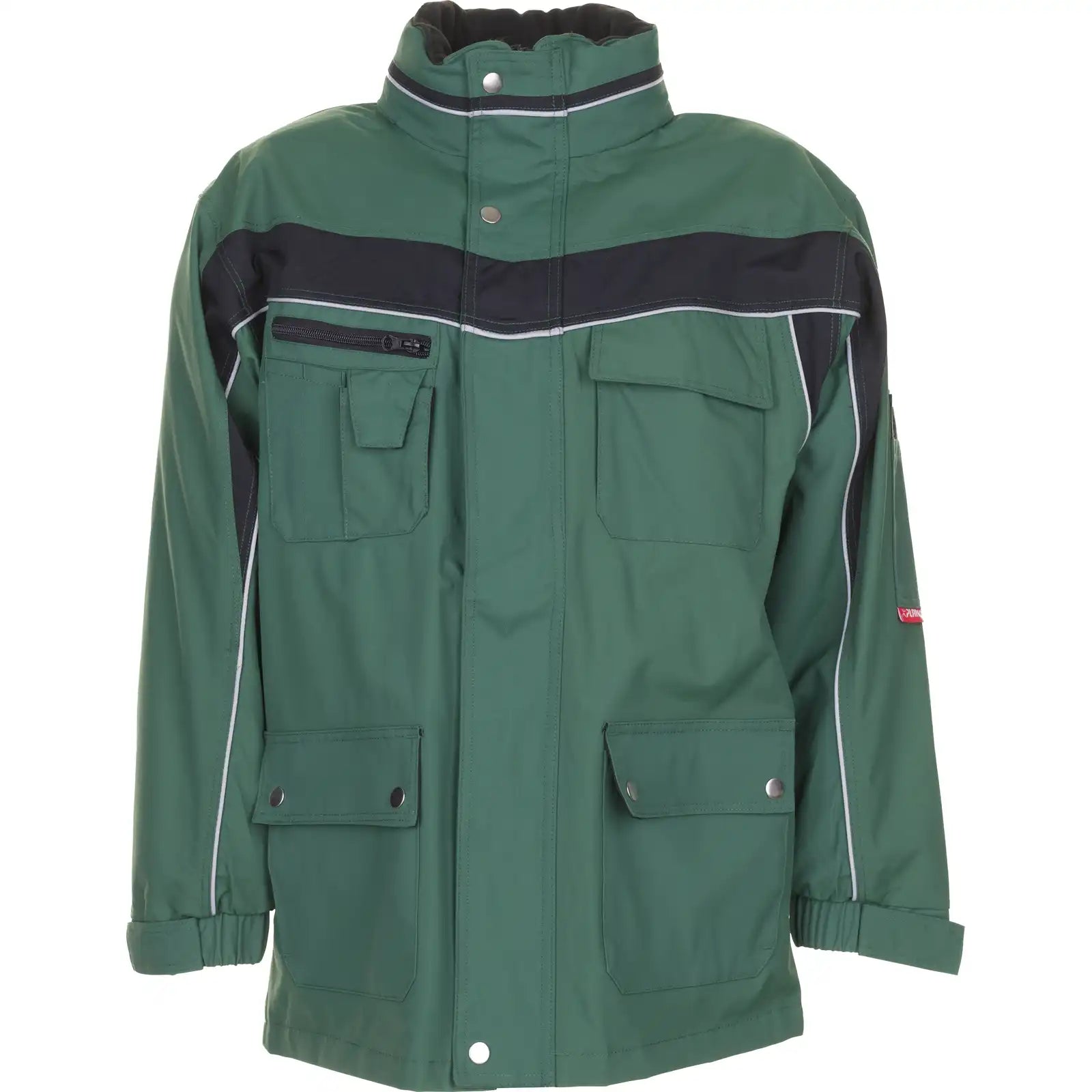 Planam Plaline Allwetterjacke grün/schwarz XS grün/schwarz - Vorschaubild