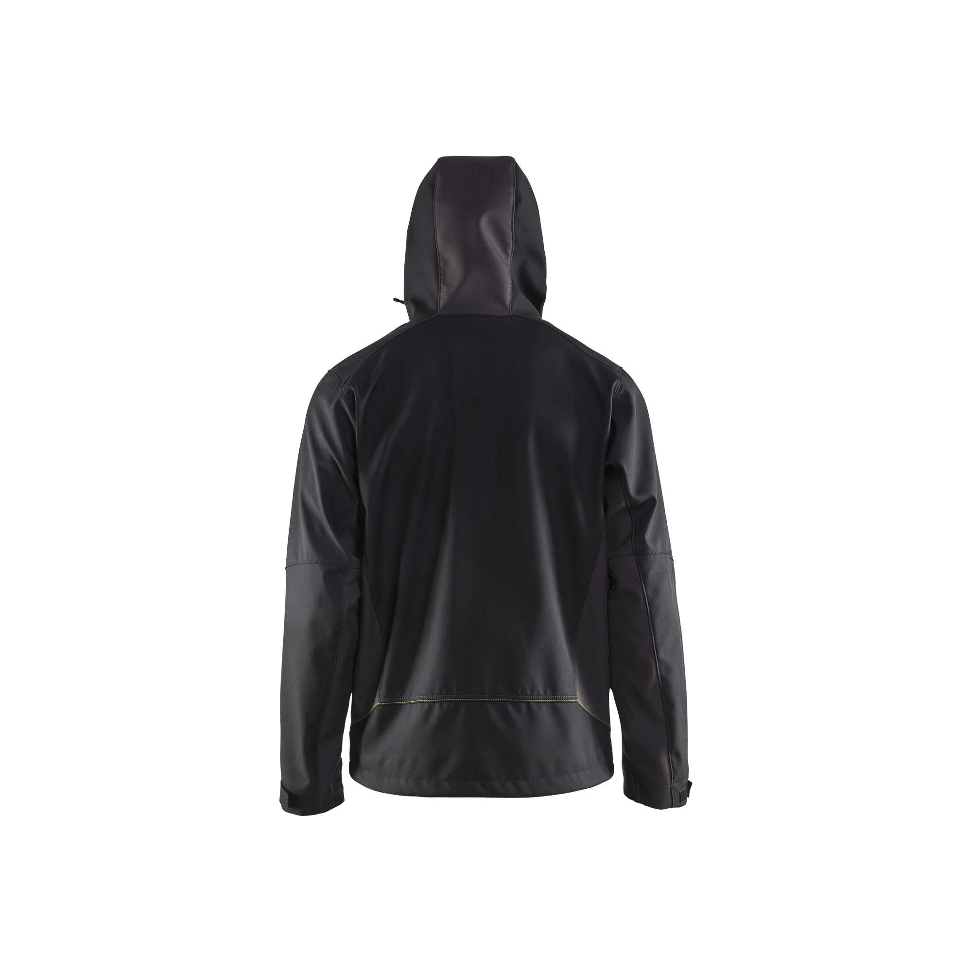 BLAKLADER 47532516 Softshell Jacket with Hood Softshell Work Jacket MEN - Water Repellent