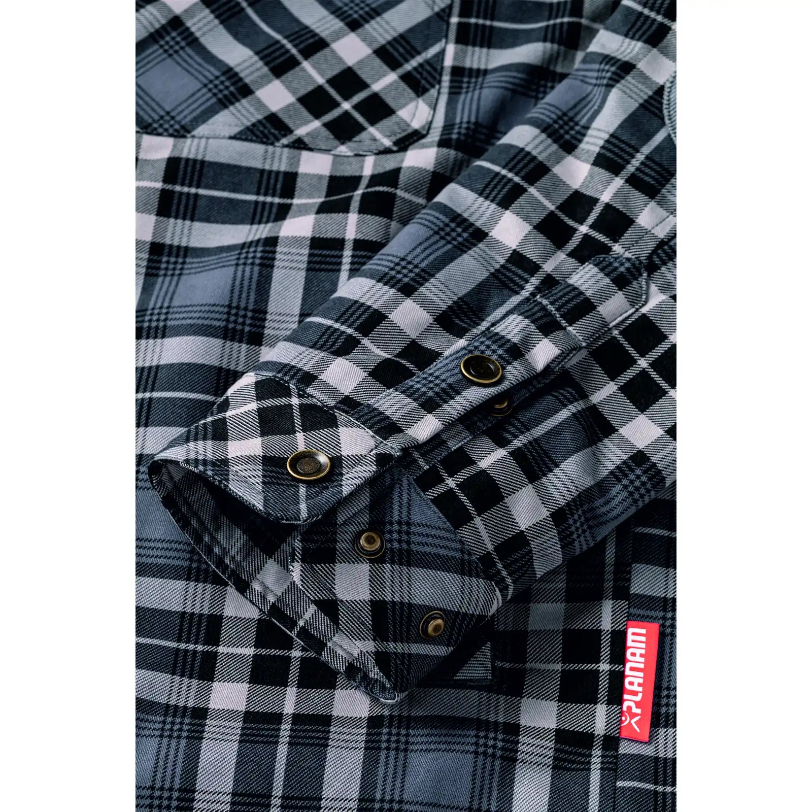 Planam Outdoor Thermohemd rot/schiefer XS rot/schiefer - Extra Detailbild