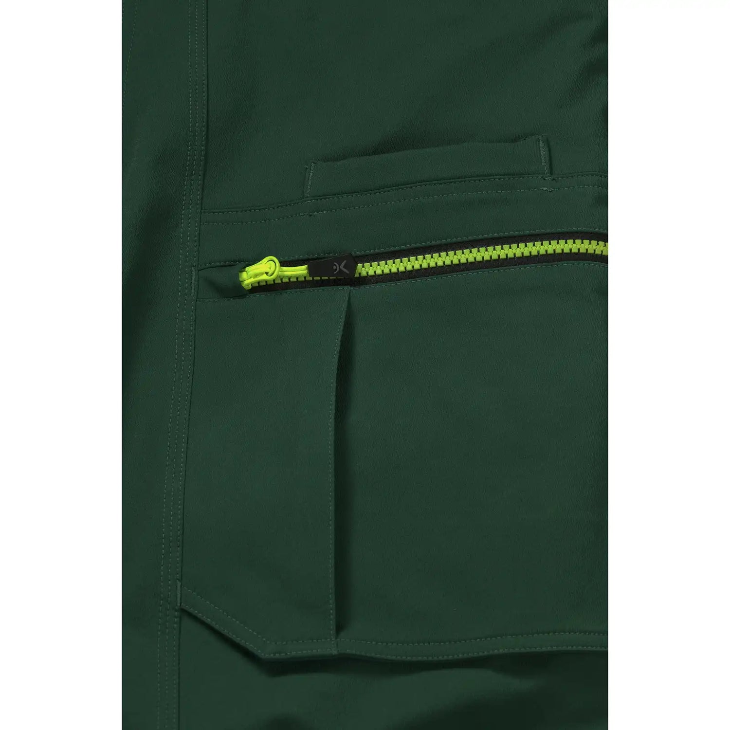 Planam rECOline Latzhose zink/schwarz      102 zink/schwarz - Extra Detailbild