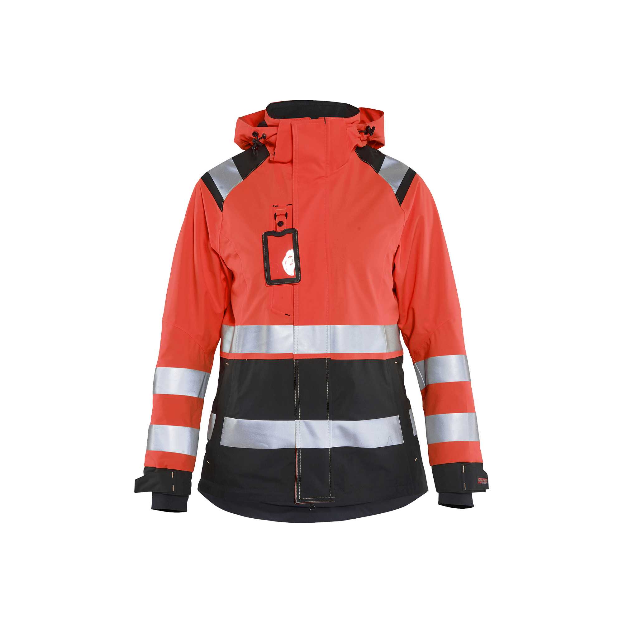 BLAKLADER 49041987 Women's Hi Vis Shell Jacket Hi Vis Reflective Shell Work Jacket WOMEN - Waterproof