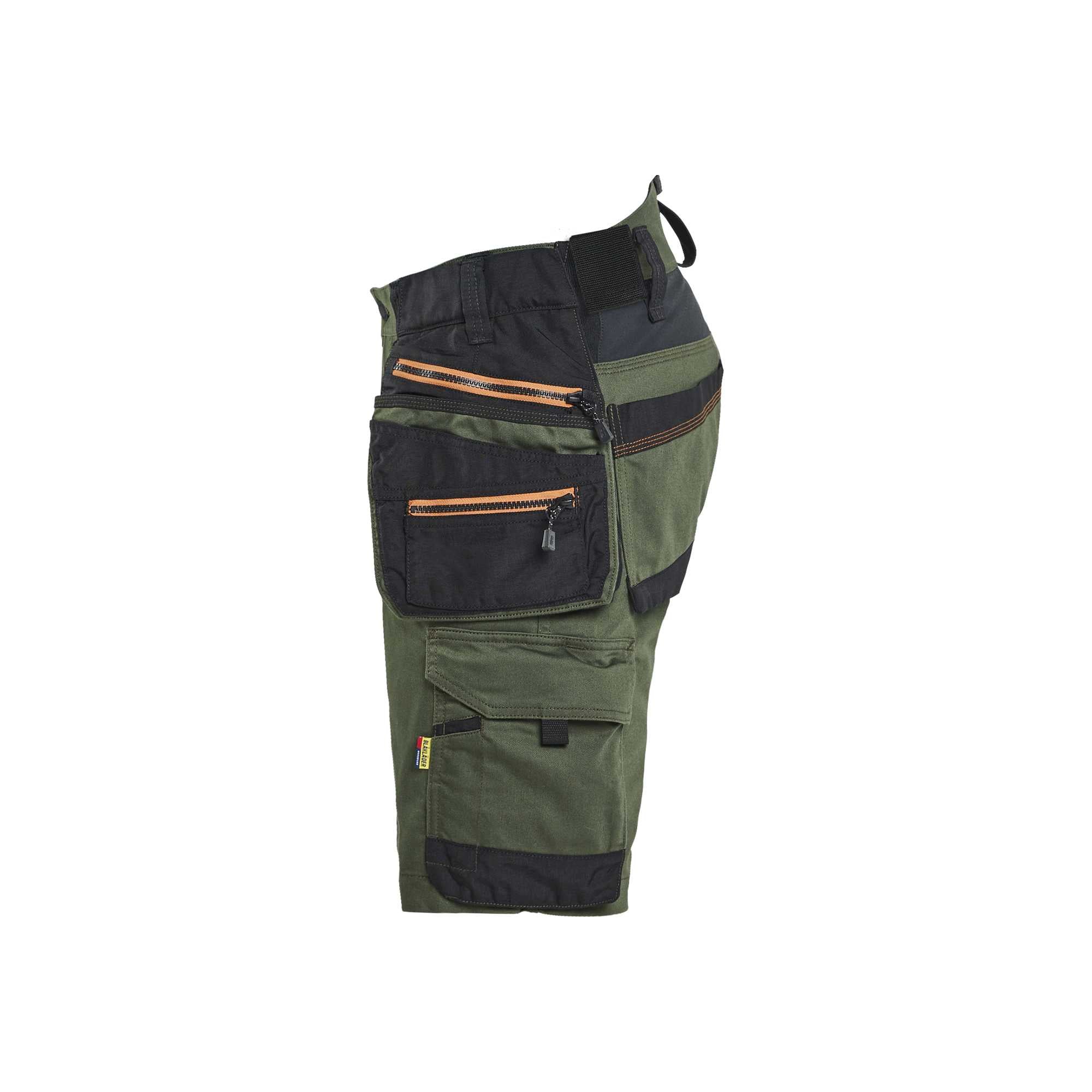 BLAKLADER 19721149 | STRIKER Craftsman Shorts with stretch Work Shorts Men - CORDURA Denim