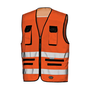 TRAFFIC GILET - Classe 2 - Alta Visibilità - Doppia Banda Riflettente