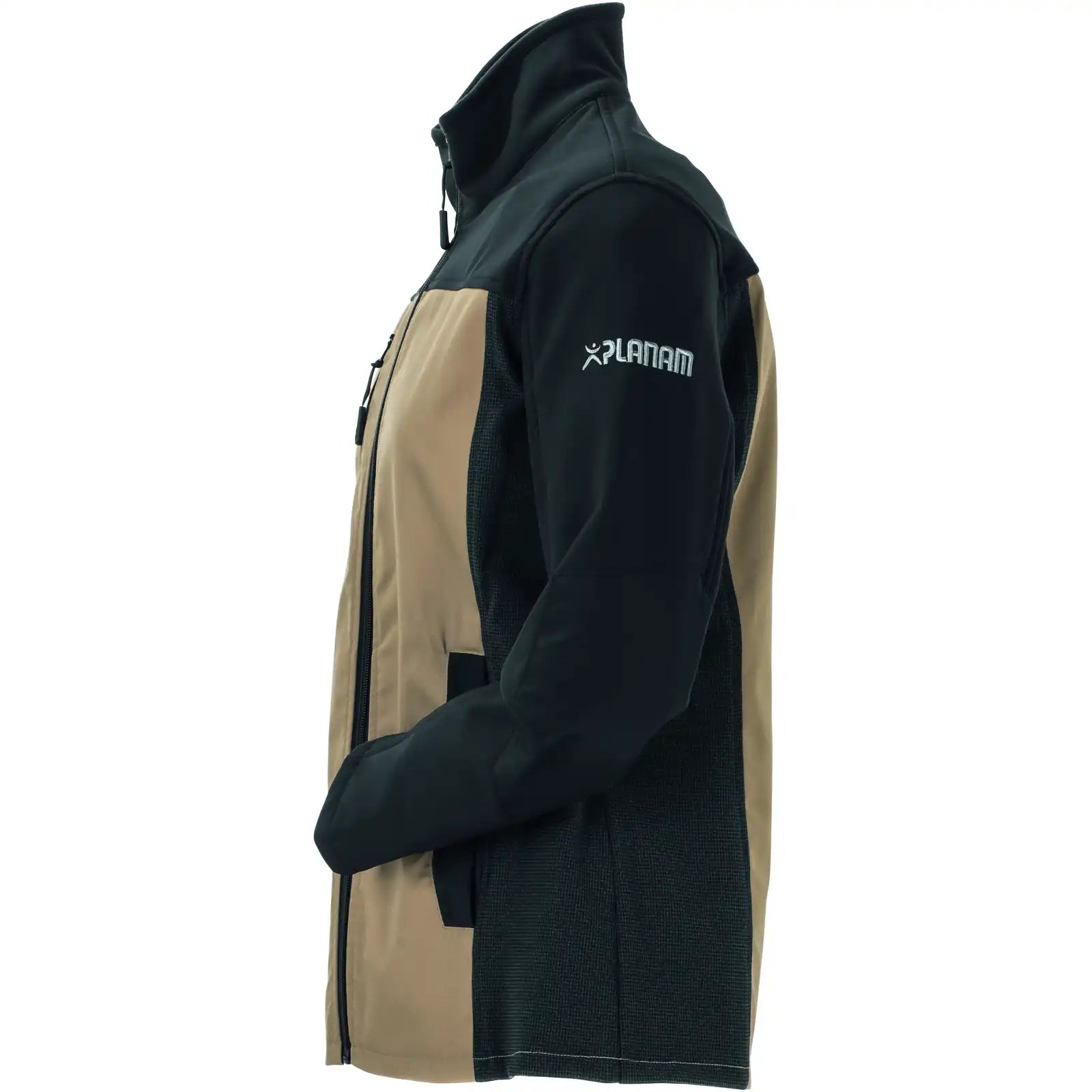 Planam Norit Damen Hybridjacke sand/schwarz 34 sand/schwarz - Produktbild ohne Model