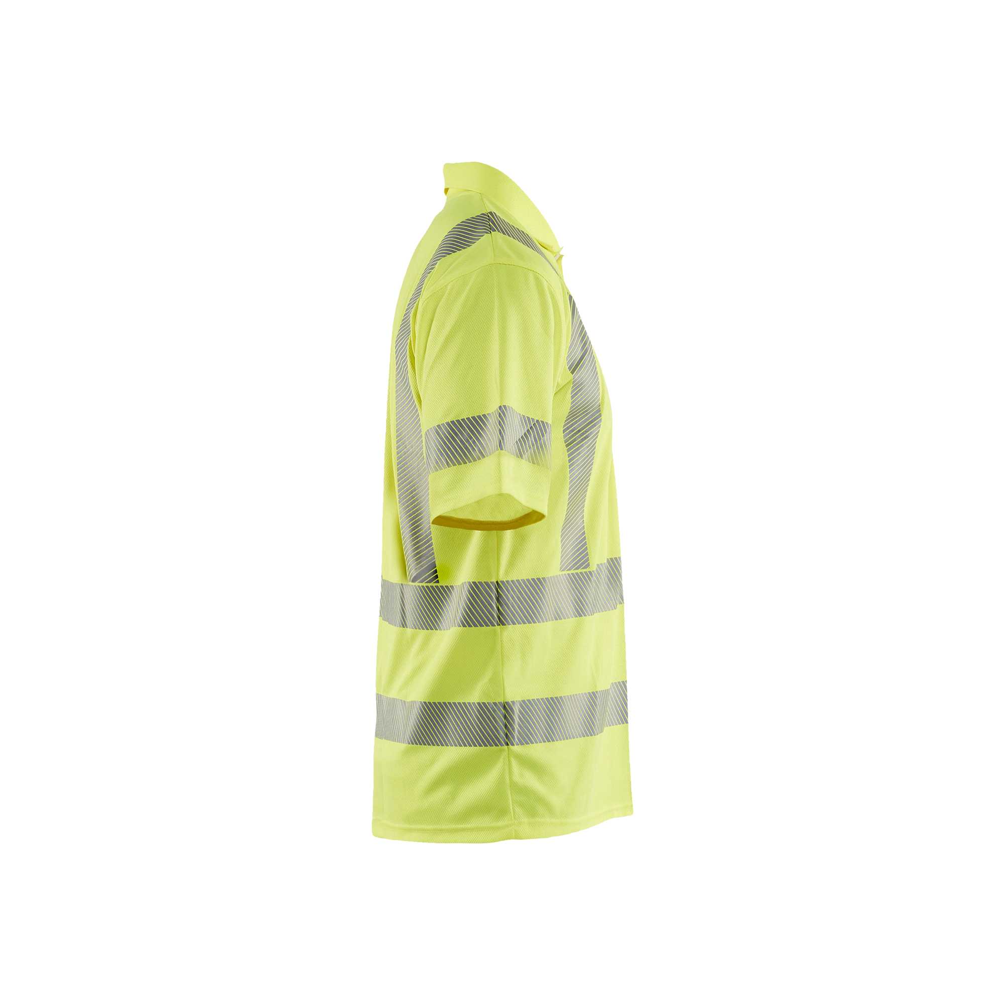 BLAKLADER 34281013 UV PROTECTED HI VIS POLO SHIRT Hi Vis Reflective Short Sleeve Work Polo MEN - 100% Polyester