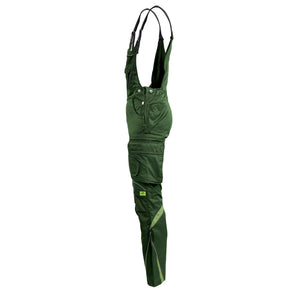 TMG Kult Worker Work dungarees green - KW-420010_Latzhose_gruen_seite_1920x1920