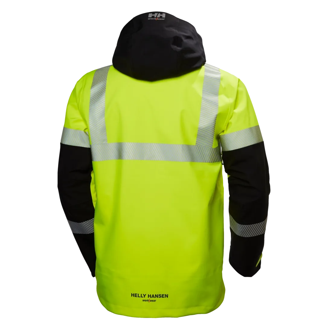 Helly Hansen Work Wear - 71172_369B - Product Flatshots-Winter 2017-Hi vis-ICU Shell Jacket-Jacket-Product Flat Shot-Product Flat Shots