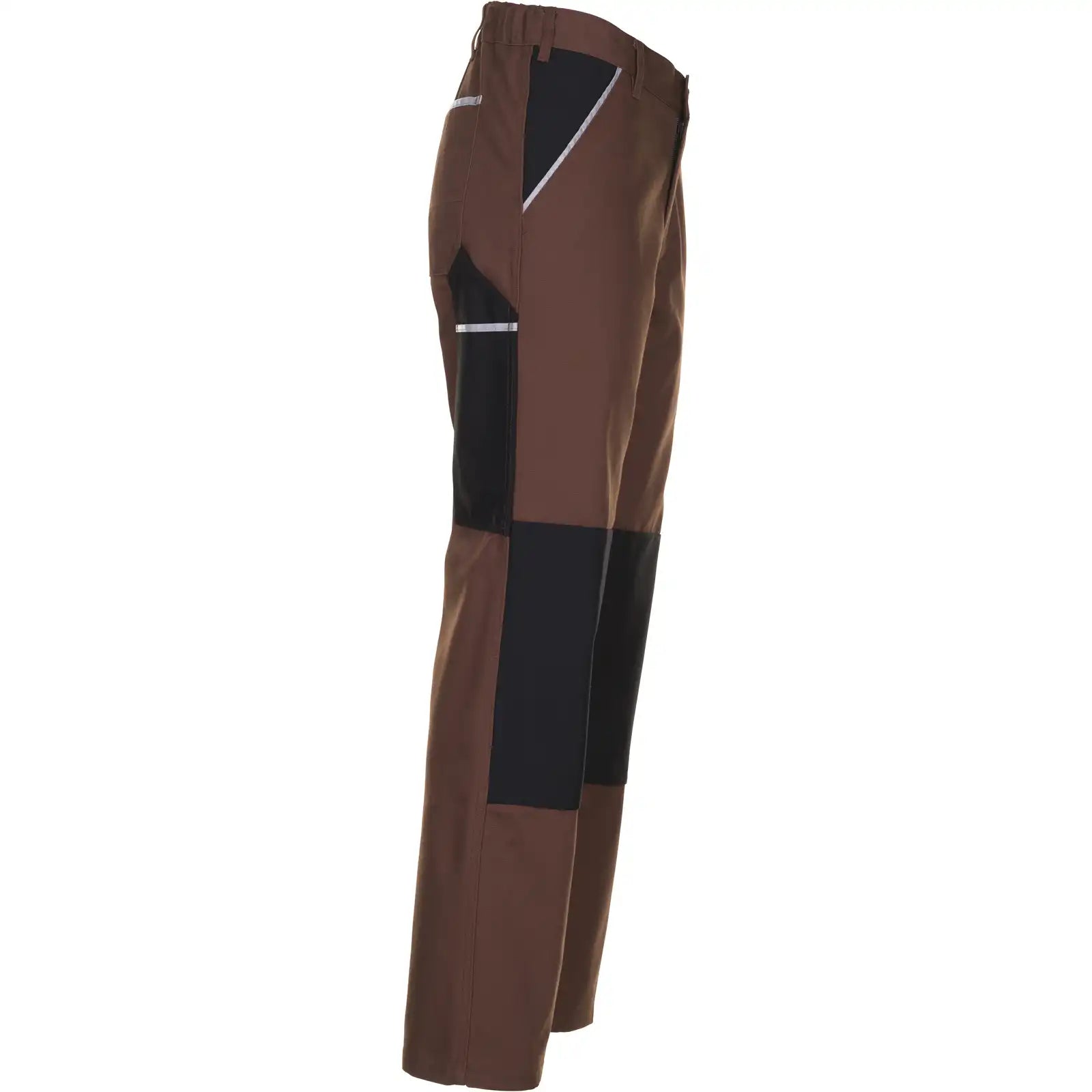 Planam Canvas 320 Bundhose braun/schwarz 102 braun/schwarz - Produktbild ohne Model