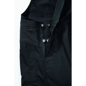 Planam Norit Herren Latzhose schwarz/schwarz 102 schwarz/schwarz - Extra Detailbild