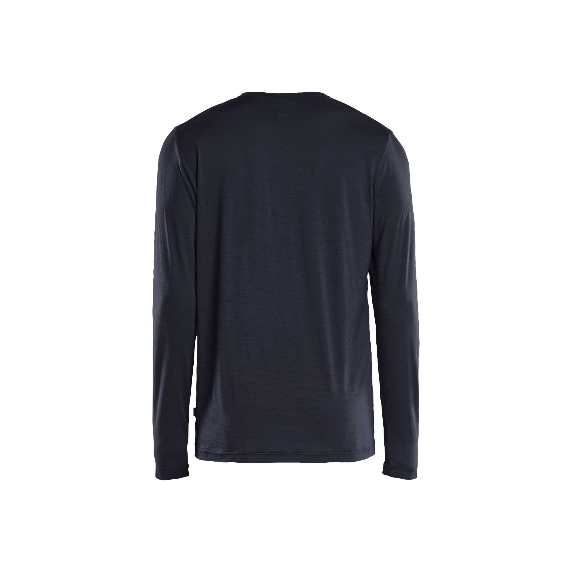 BLAKLADER 35381743 Long sleeved Merino Wool T shirt Long Sleeve Work T-Shirt MEN - 85% Merino Wool