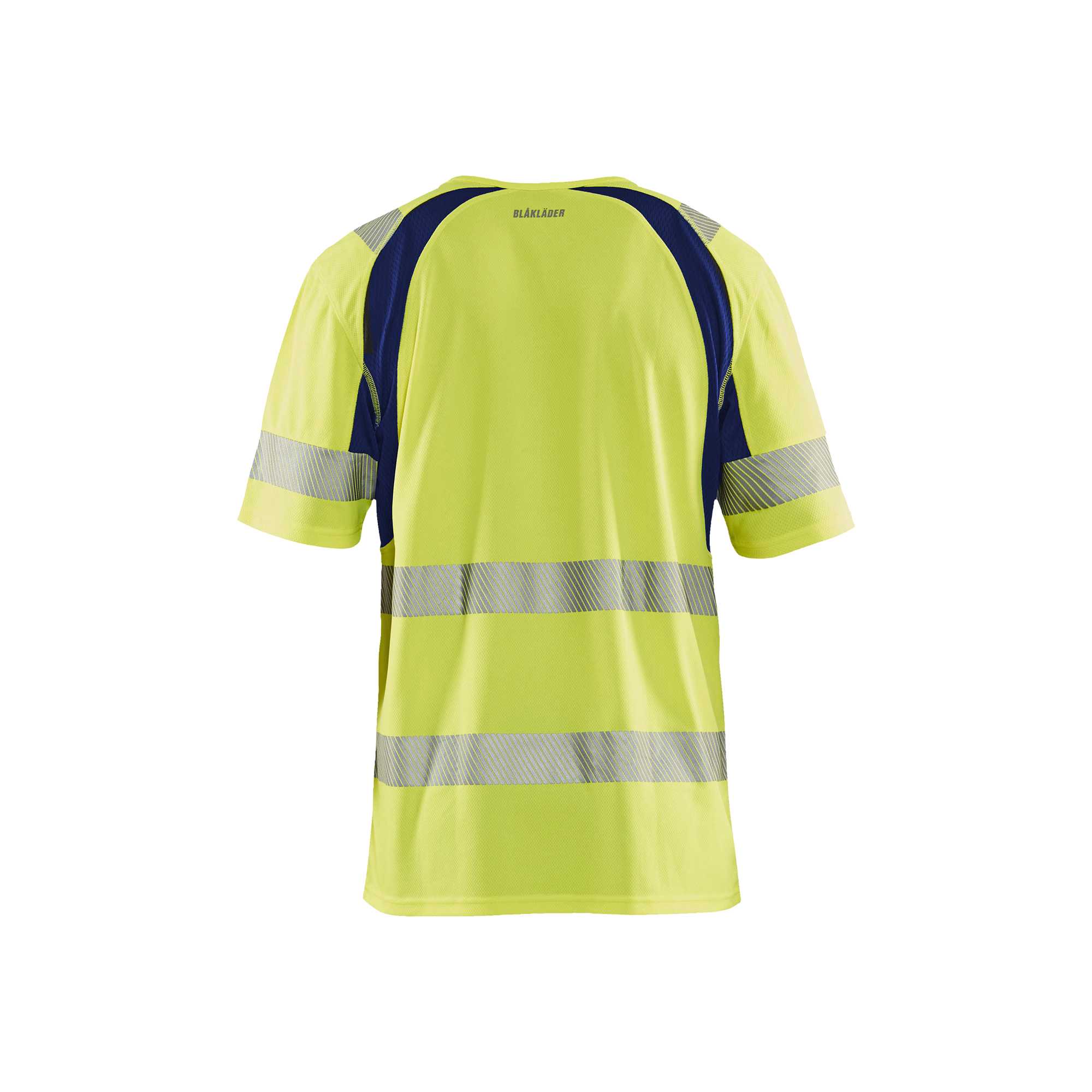 BLAKLADER 33971013 Hi Vis UV protected T shirt Hi Vis Reflective Short Sleeve Work T-Shirt MEN - 100% Polyester