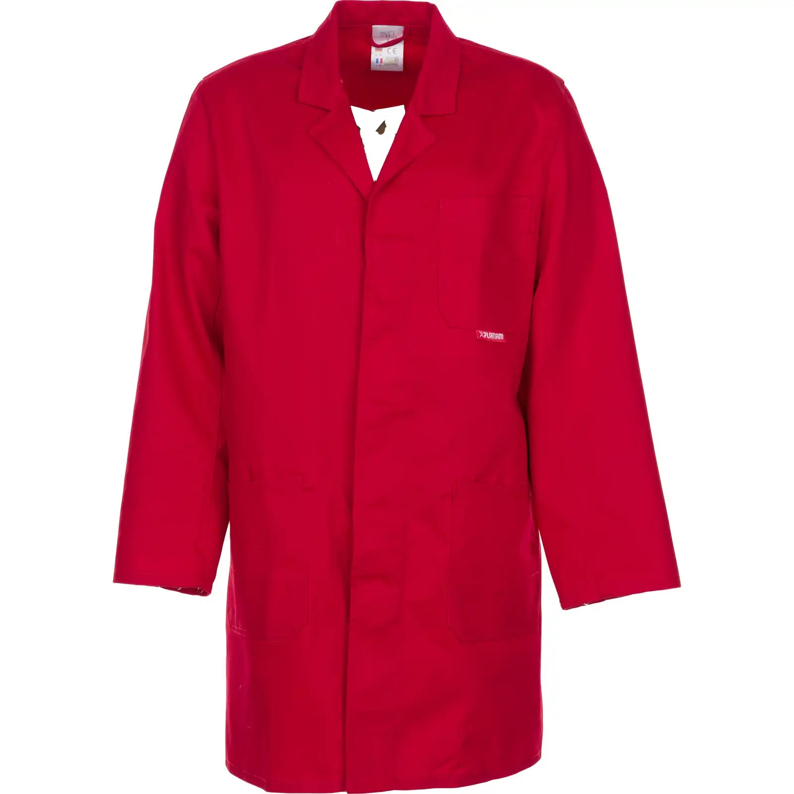 Planam BW 290 Berufsmantel mittelrot 102 mittelrot - Vorschaubild