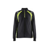 BLAKLADER 34031158 Hi Vis Reflective Half-zip Work Sweatshirt WOMEN - 100% Cotton