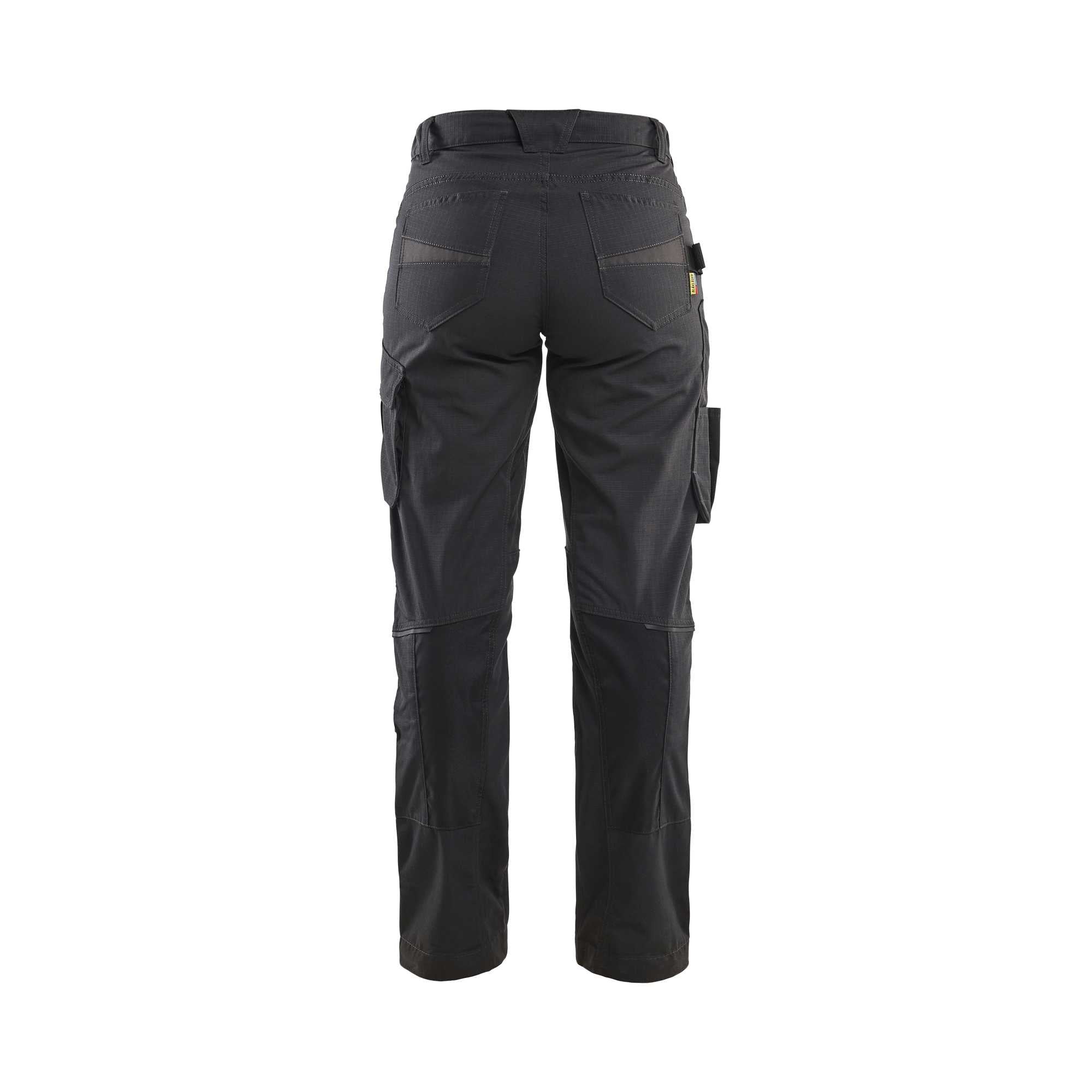 BLAKLADER 71951330 | Dames servicetrousers met stretch Hi Vis Reflecterende Werkbroek Dames - Ripstopstof
