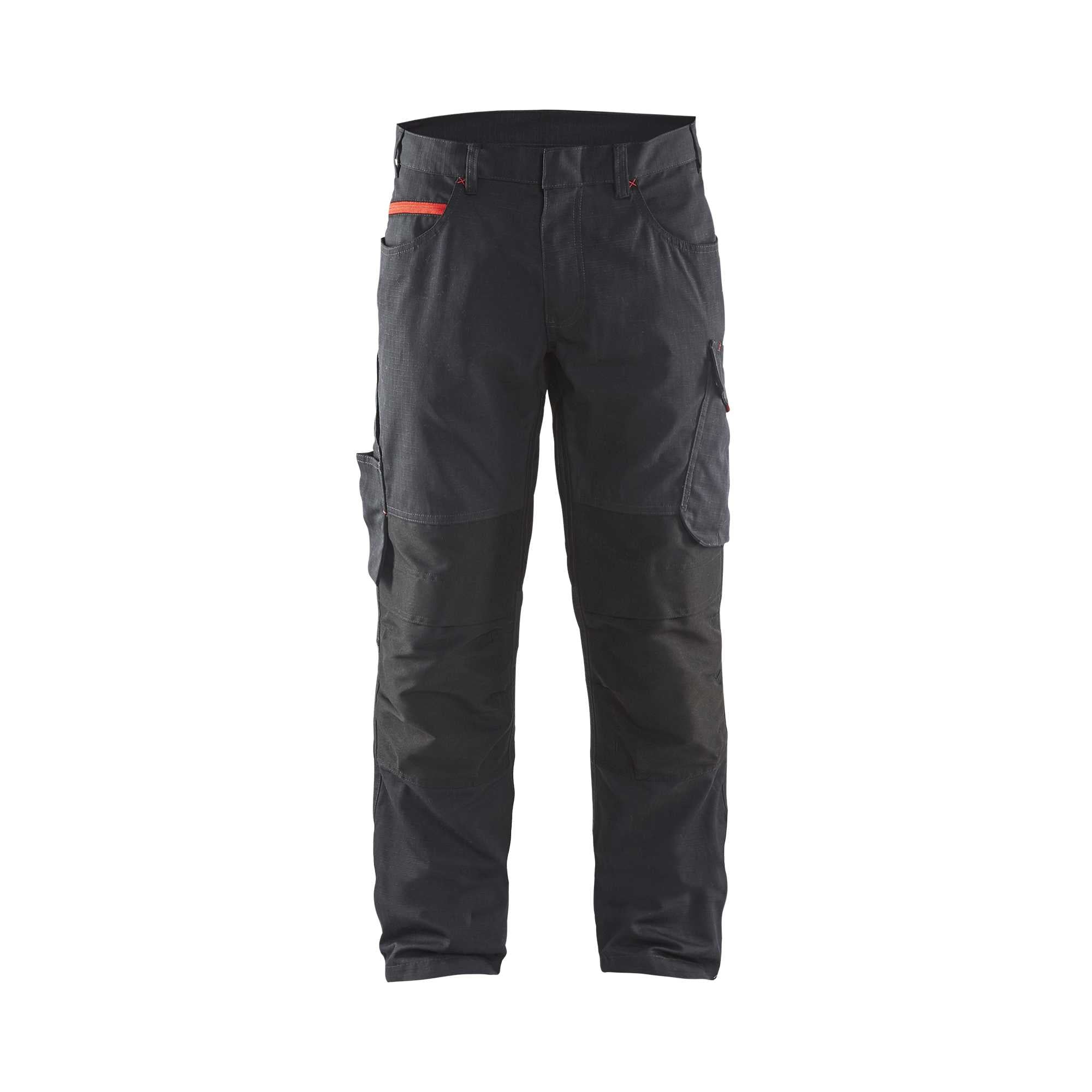 BLAKLADER 14951330 | Service Trousers with Stretch Work Trousers Men - Ripstop Fabric