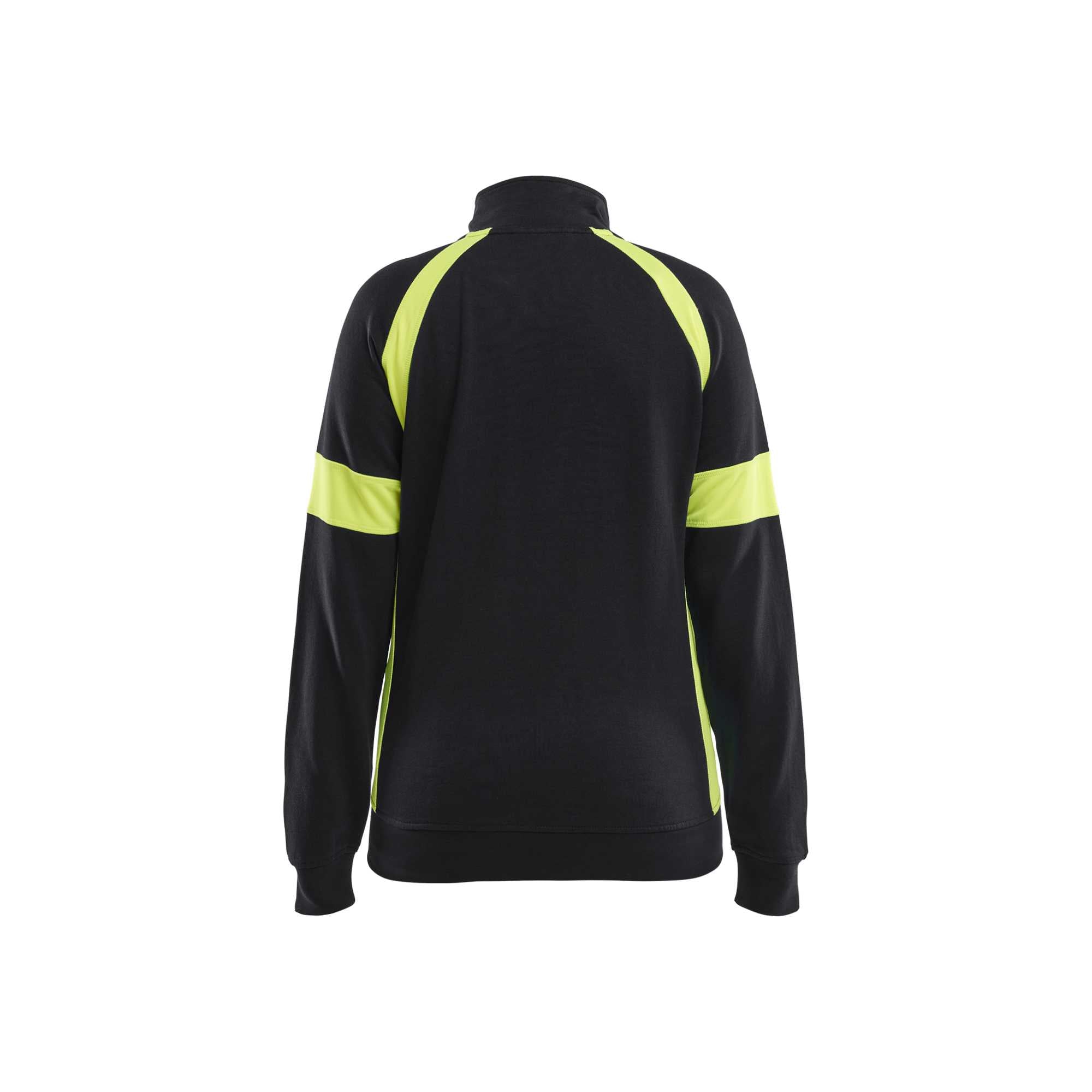 BLAKLADER 35681158 Hi Vis Reflective Full-zip Work Sweatshirt WOMEN - 100% Cotton