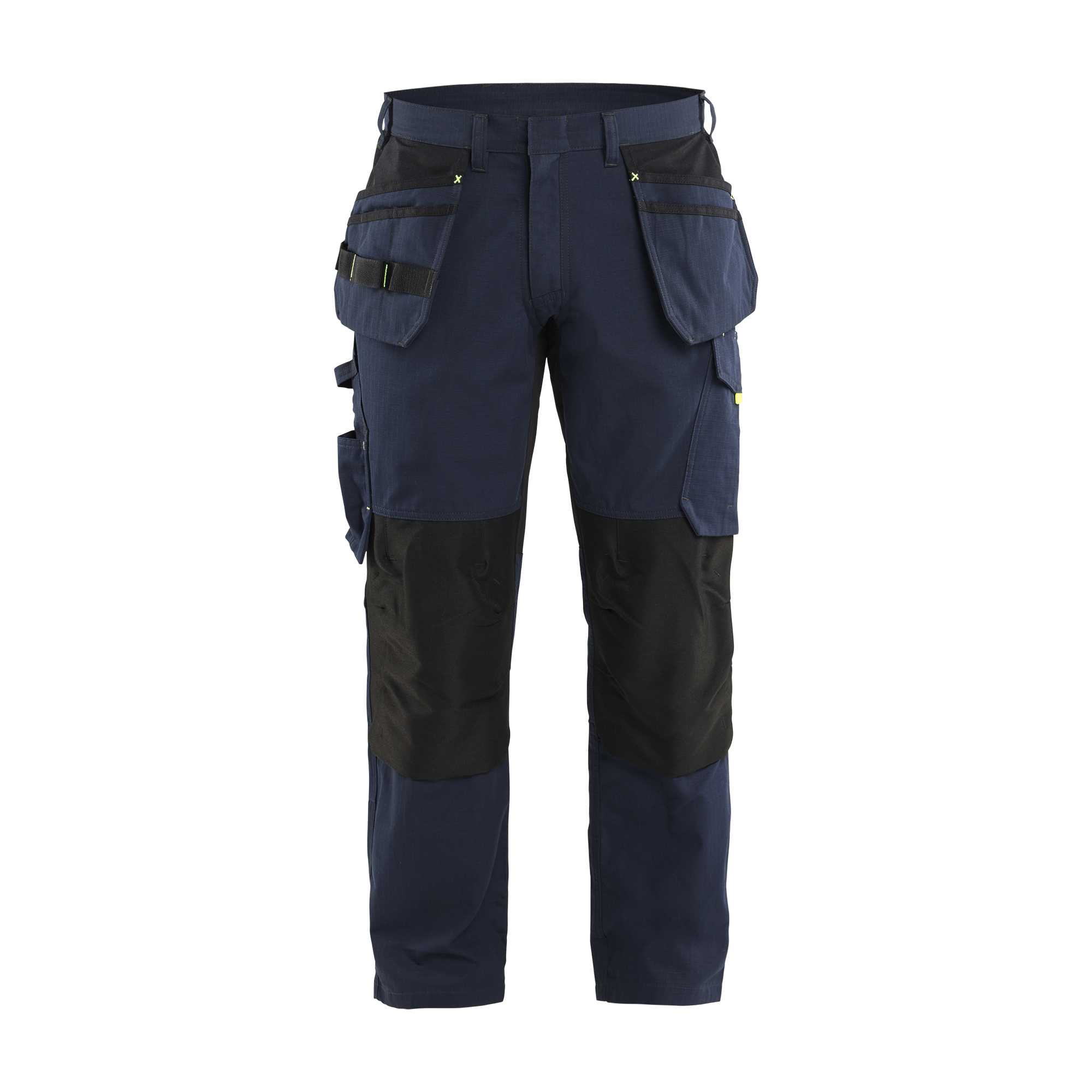 BLAKLADER 14961330 | Service trousers with stretch and tool pockets Work Trousers Men - Ripstop Fabric