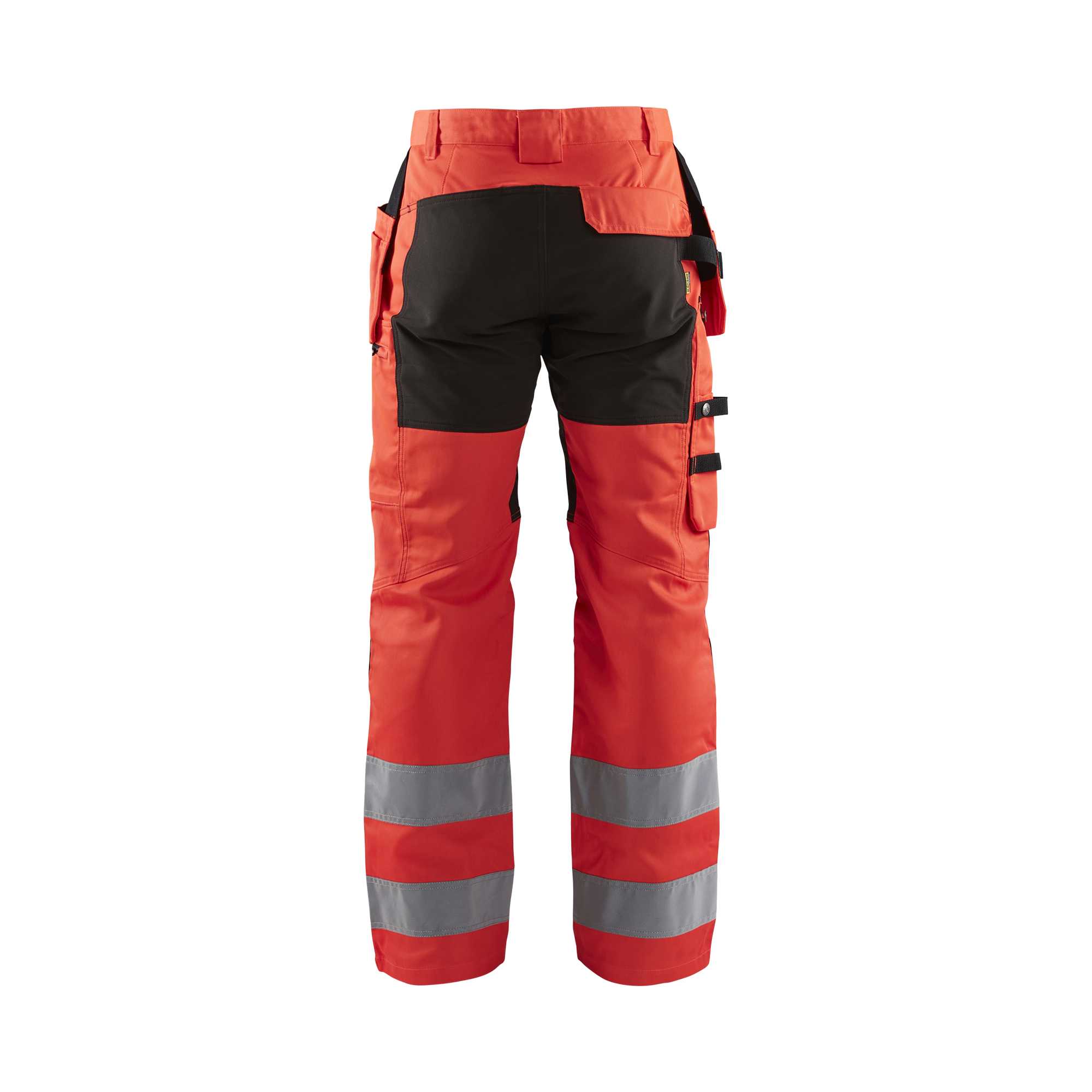 BLAKLADER 15521811 | Hi Vis Trousers with Stretch Hi Vis Reflective Work Trousers Men - Class 2 Visibility