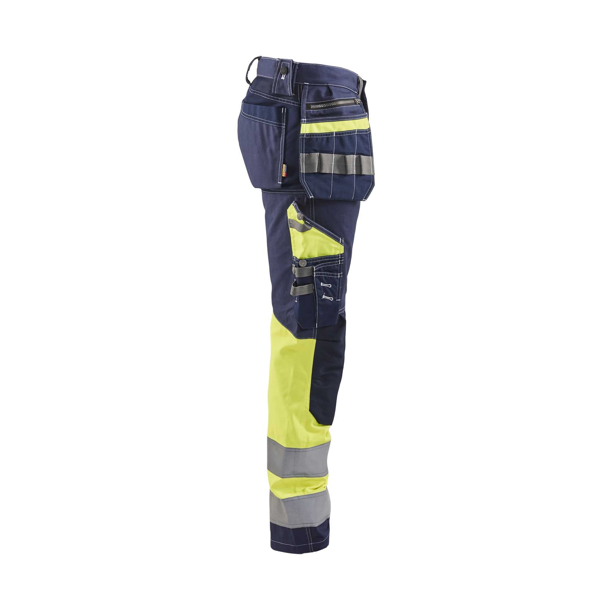 BLAKLADER 17941370 Hi Vis Reflective Work Trousers Men - 100% Cotton