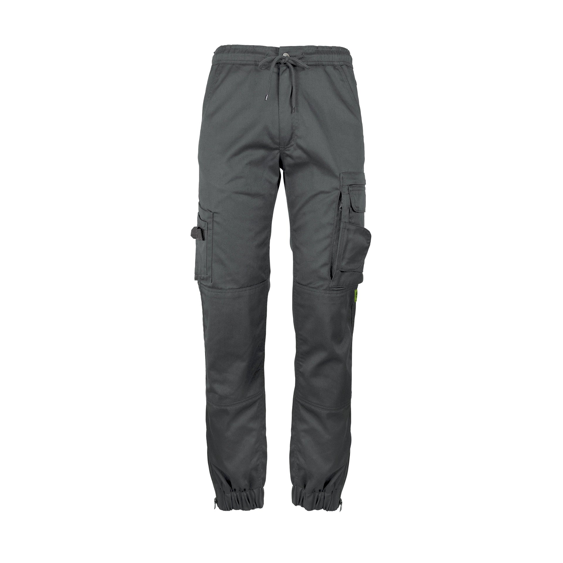 TMG Kult Worker Jogging pants light grey - KW-520055_JoggingPants_mittelgrau_Bund_vorne_1920x1920