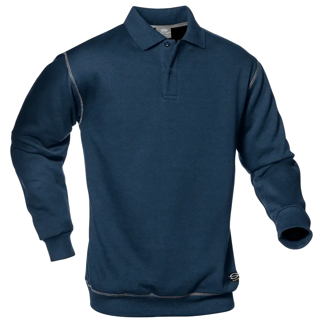 SIRFLEX POLO Sweatshirt - Reflective Striping Optional - Elastic-Knitted Cuffs - Chain-Stitched Seams - Image 1
