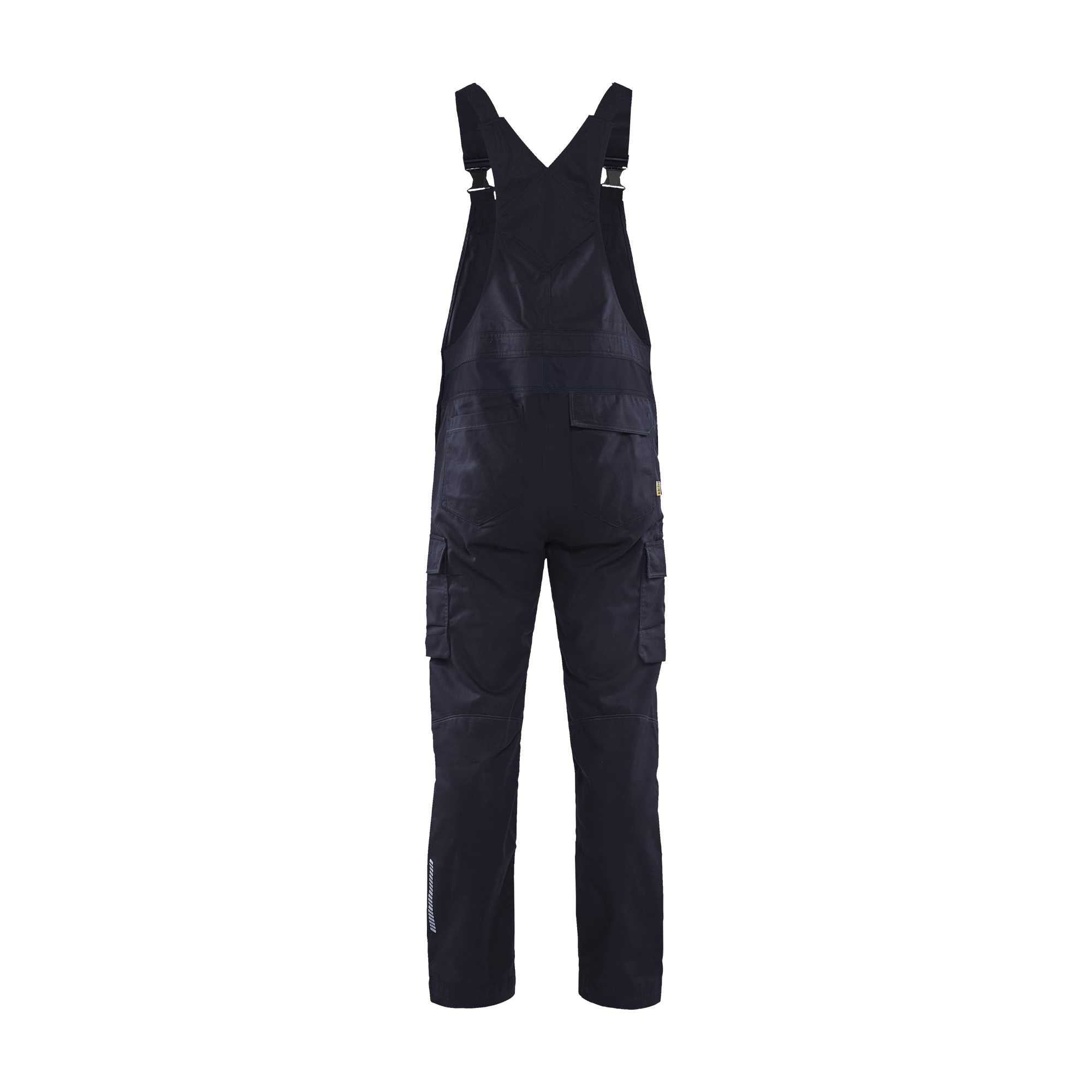 BLAKLADER 26661344 INDUSTRY BIB OVERALLS STRETCH Work Bib Trousers Men - cotton stretch fabric