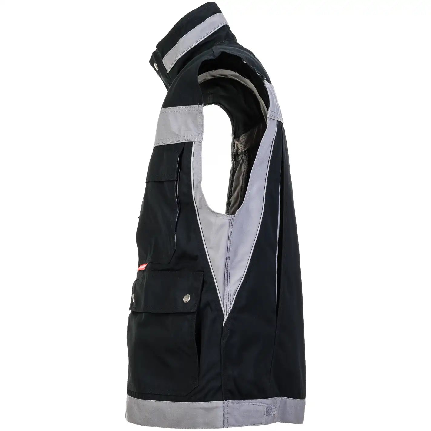 Planam Plaline Weste schwarz/zink XS schwarz/zink - Produktbild ohne Model