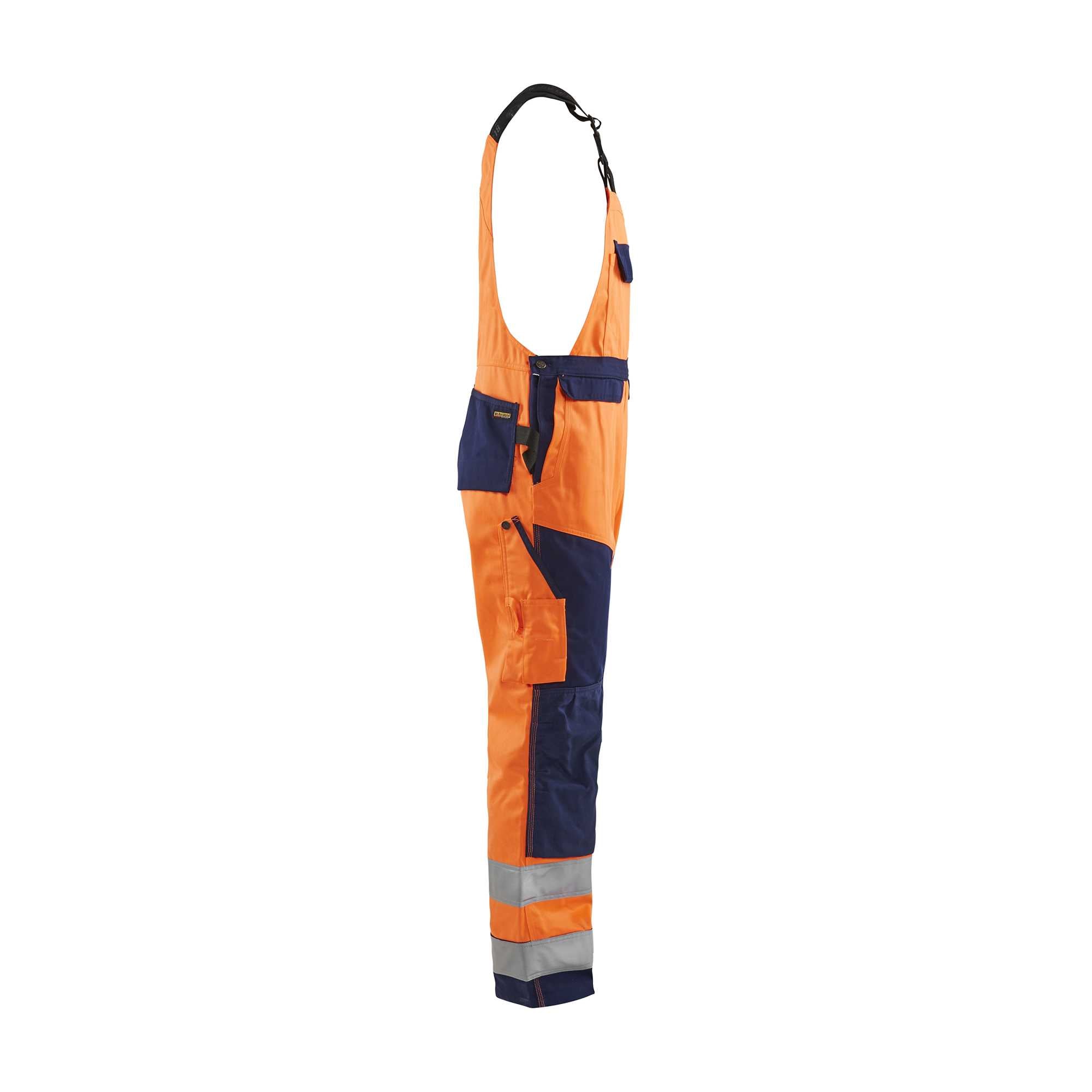 BLAKLADER 26601811 Hi Vis Bib trousers Hi Vis Reflective Work Bib Trousers Men - twill fabric
