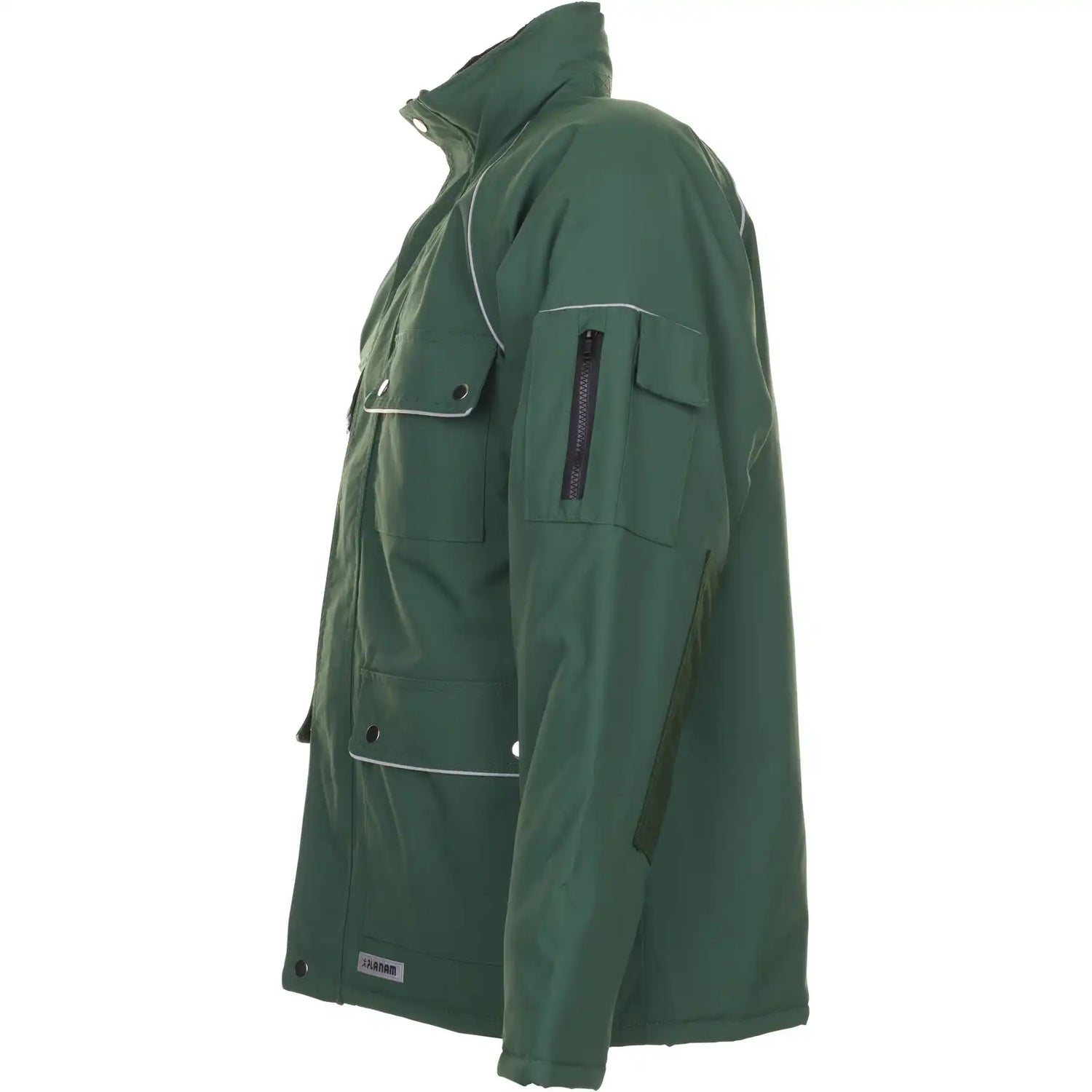 Planam Canvas 320 Winterparka grün/grün S grün/grün - Produktbild ohne Model