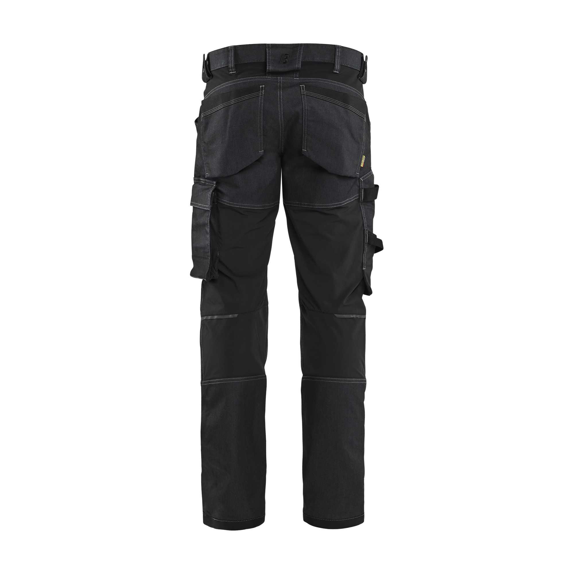 BLAKLADER 17511141 | Craftsman Trousers Stretch Work Trousers Men - CORDURA Denim
