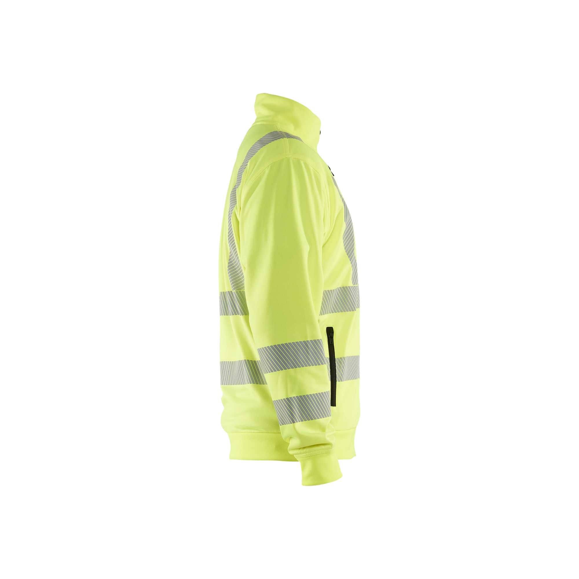 BLAKLADER 35632538 Hi Vis Reflective Full-zip Work Sweatshirt MEN - Breathable