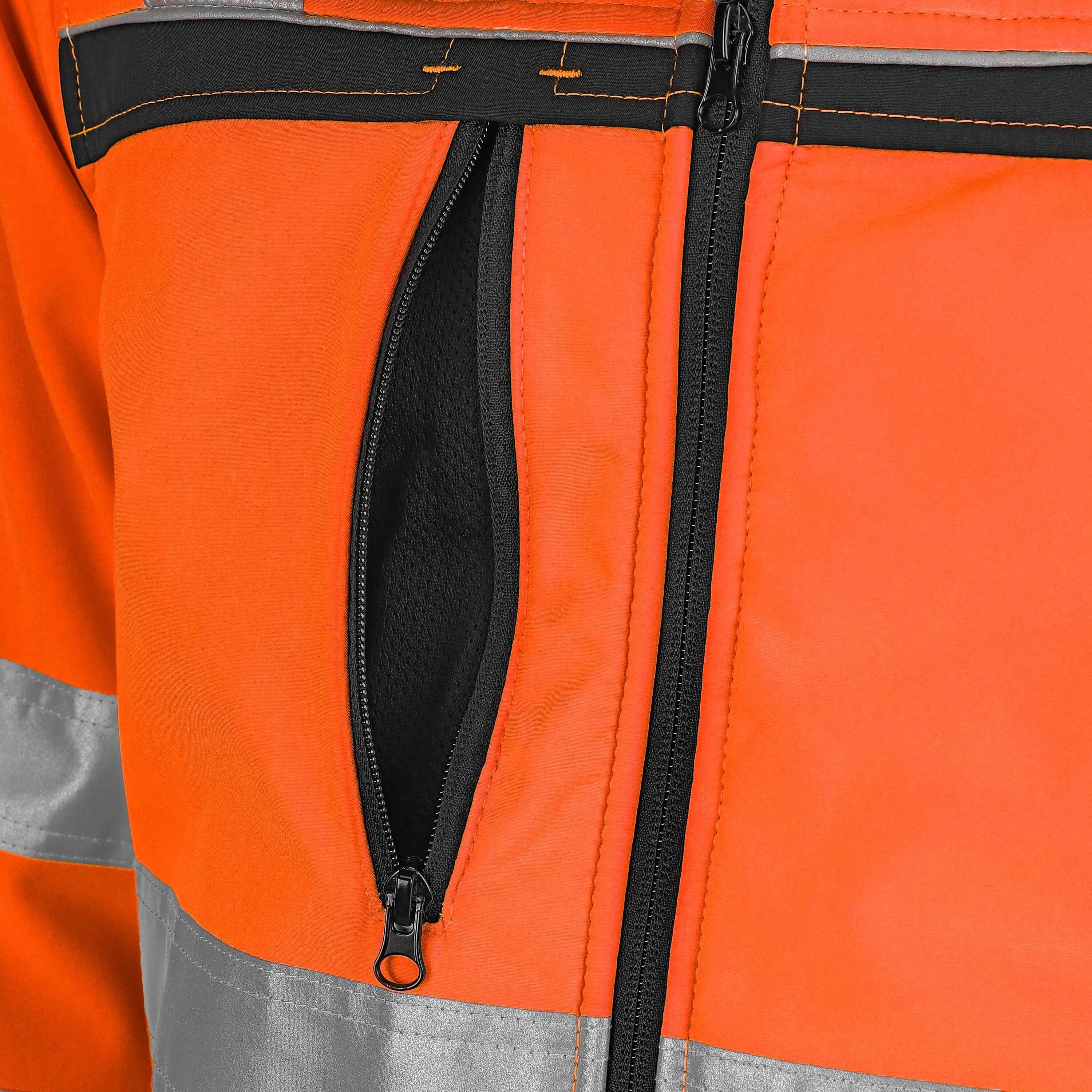TMG Night Reflex Softshell jacket orange - Softshell_Orange_03
