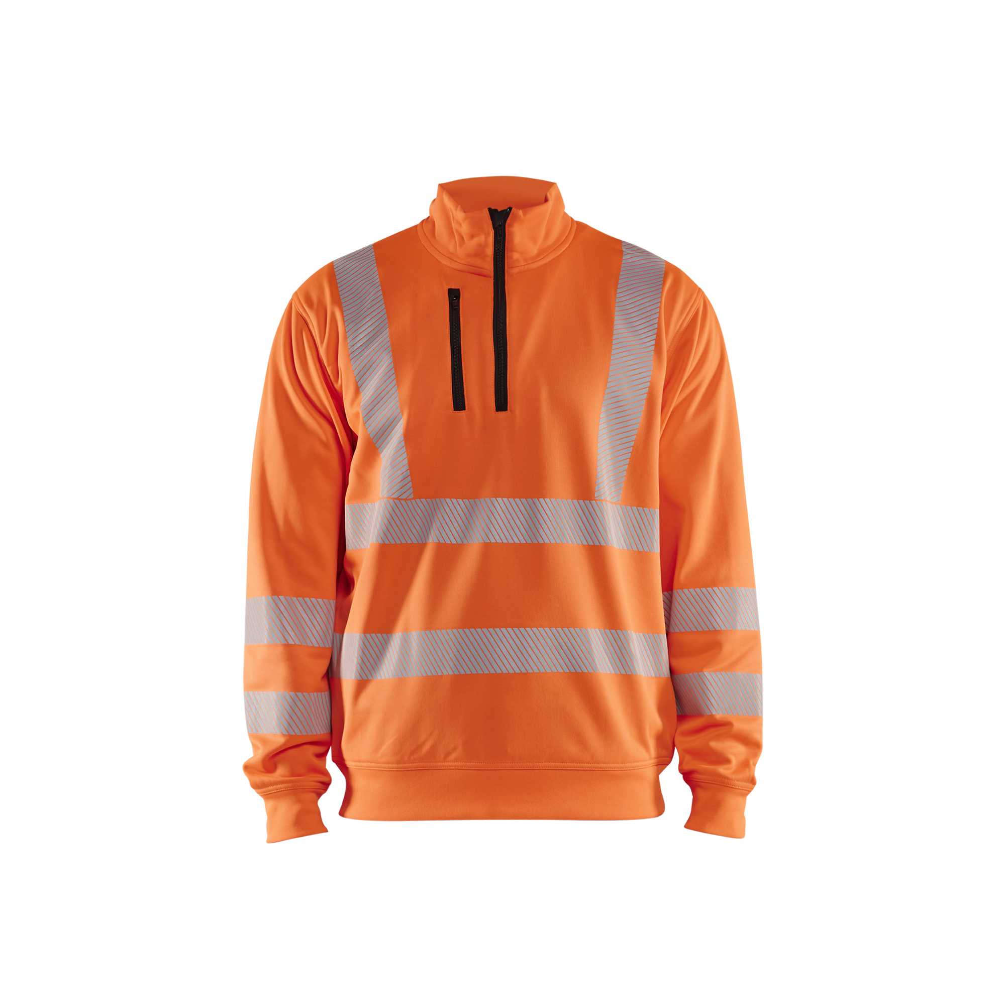 BLAKLADER 35642538 Hi Vis Reflective Half-zip Work Sweatshirt MEN - Breathable