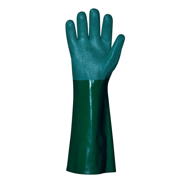 SIR SAFETY OKINAWA CM45 Chemical Resistant Work Gloves - Double PVC Coating - 12 Pairs