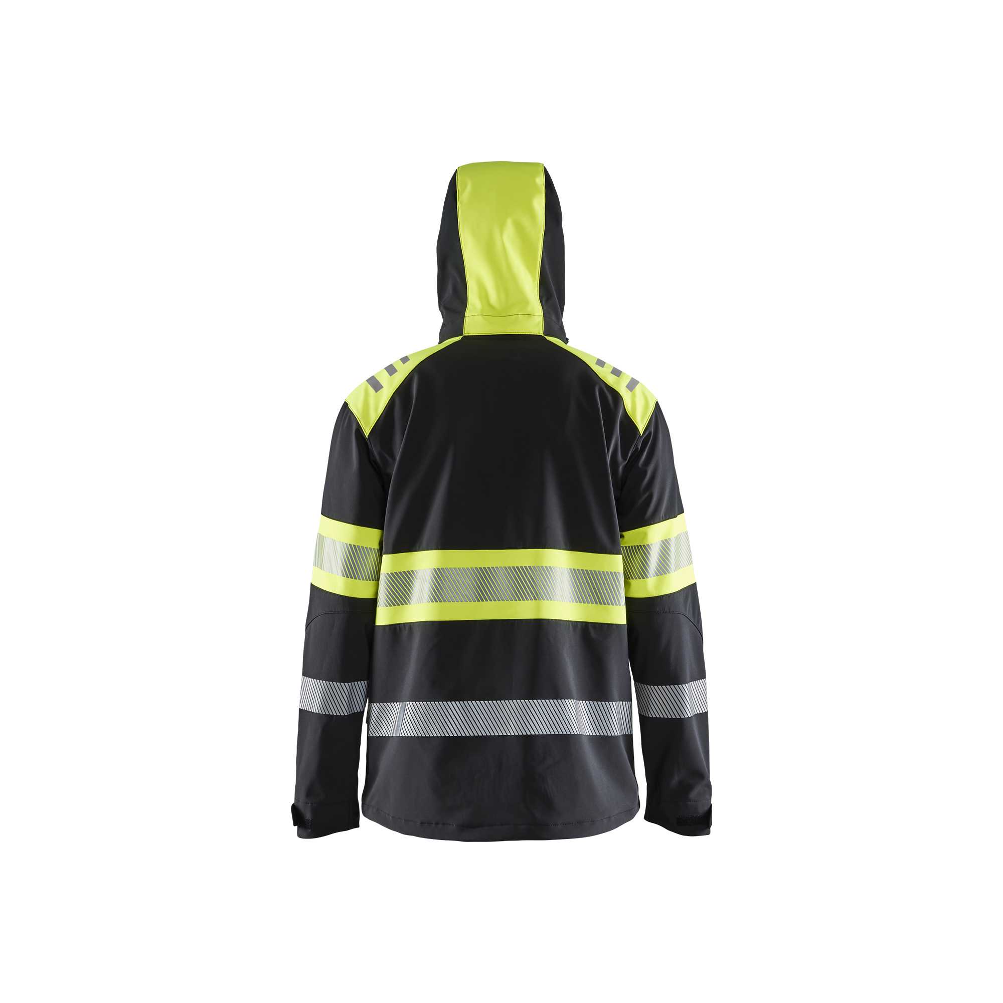 BLAKLADER 44942513 Hi Vis Softshell Jacket Softshell Work Jacket MEN - Waterproof