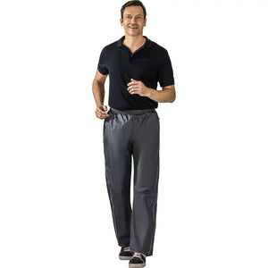 Planam Outdoor Monsun Hose grau S grau - Produktbild mit Model